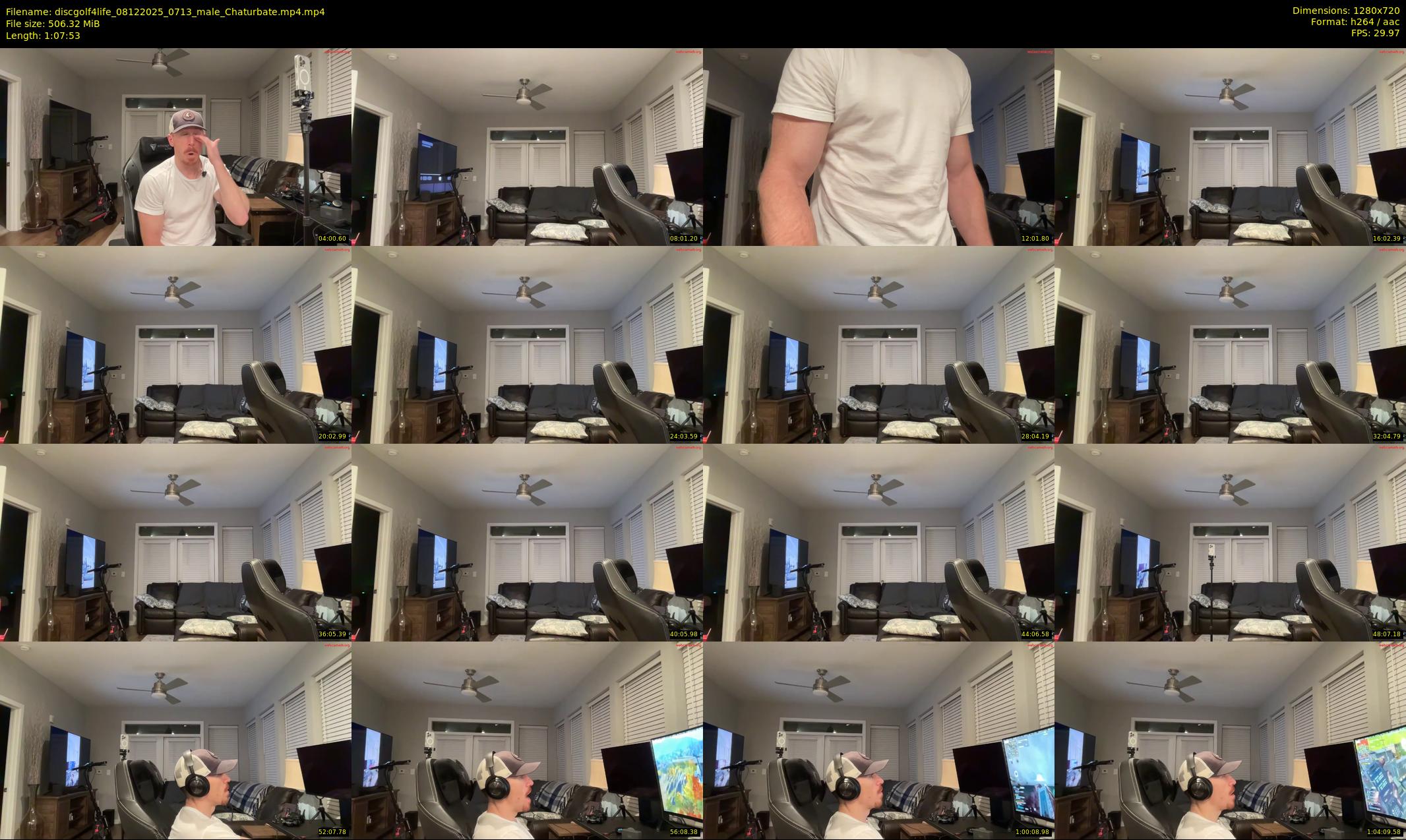 discgolf4life — 68 minute Chaturbate male cam show recording, 720p, Dec 8, 2025