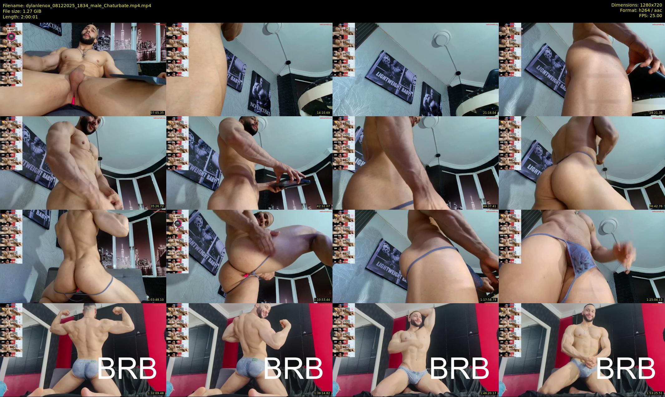 dylanlenox — 121 minute Chaturbate male cam show recording, 720p, Dec 8, 2025