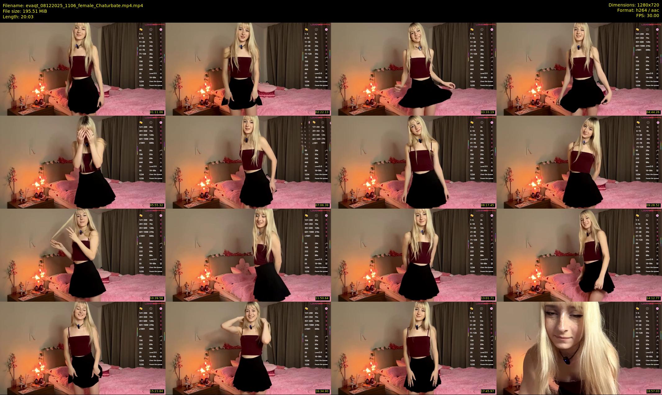 evaqt — 21 minute Chaturbate female cam show recording, 720p, Dec 8, 2025