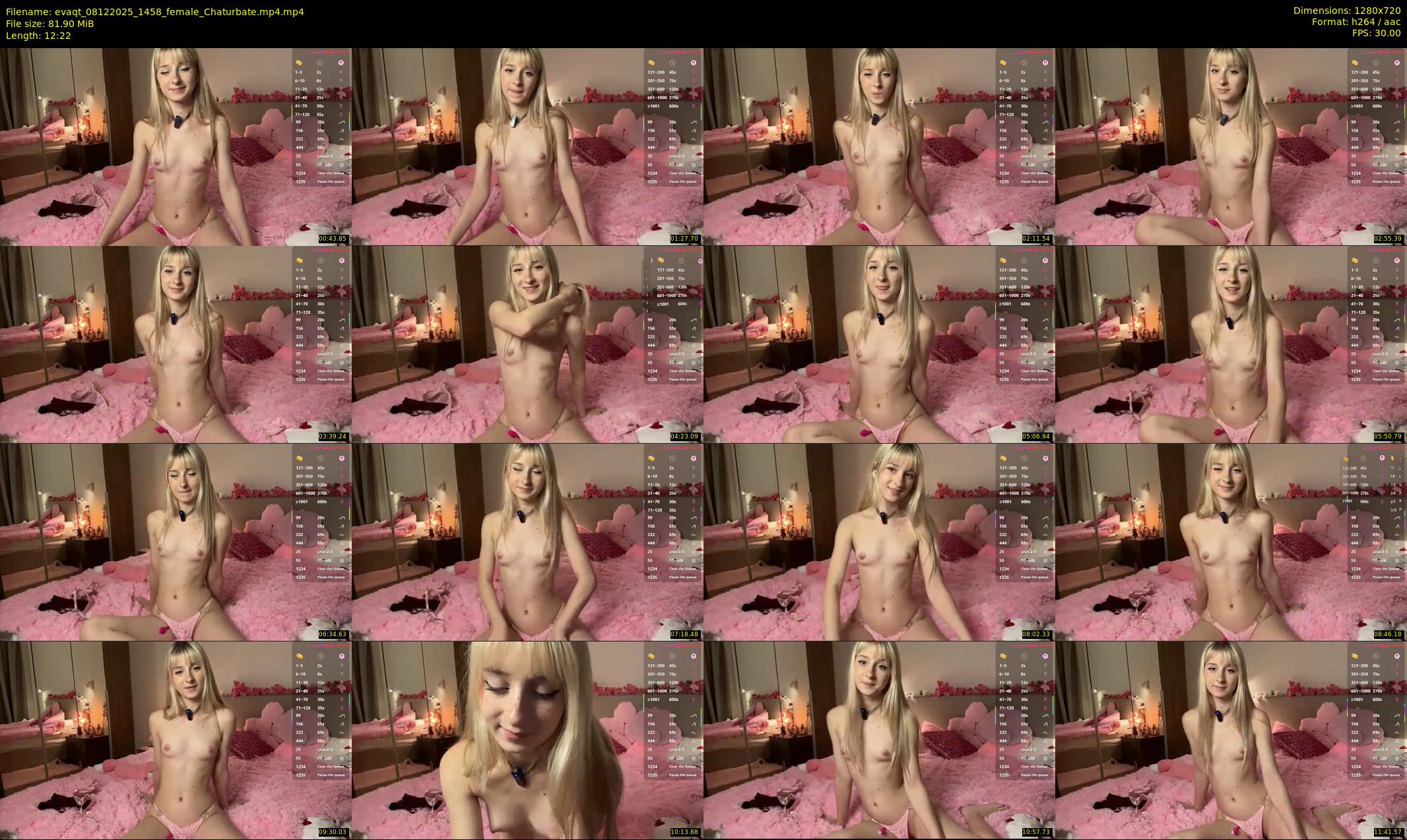 evaqt — 13 minute Chaturbate female cam show recording, 720p, Dec 8, 2025