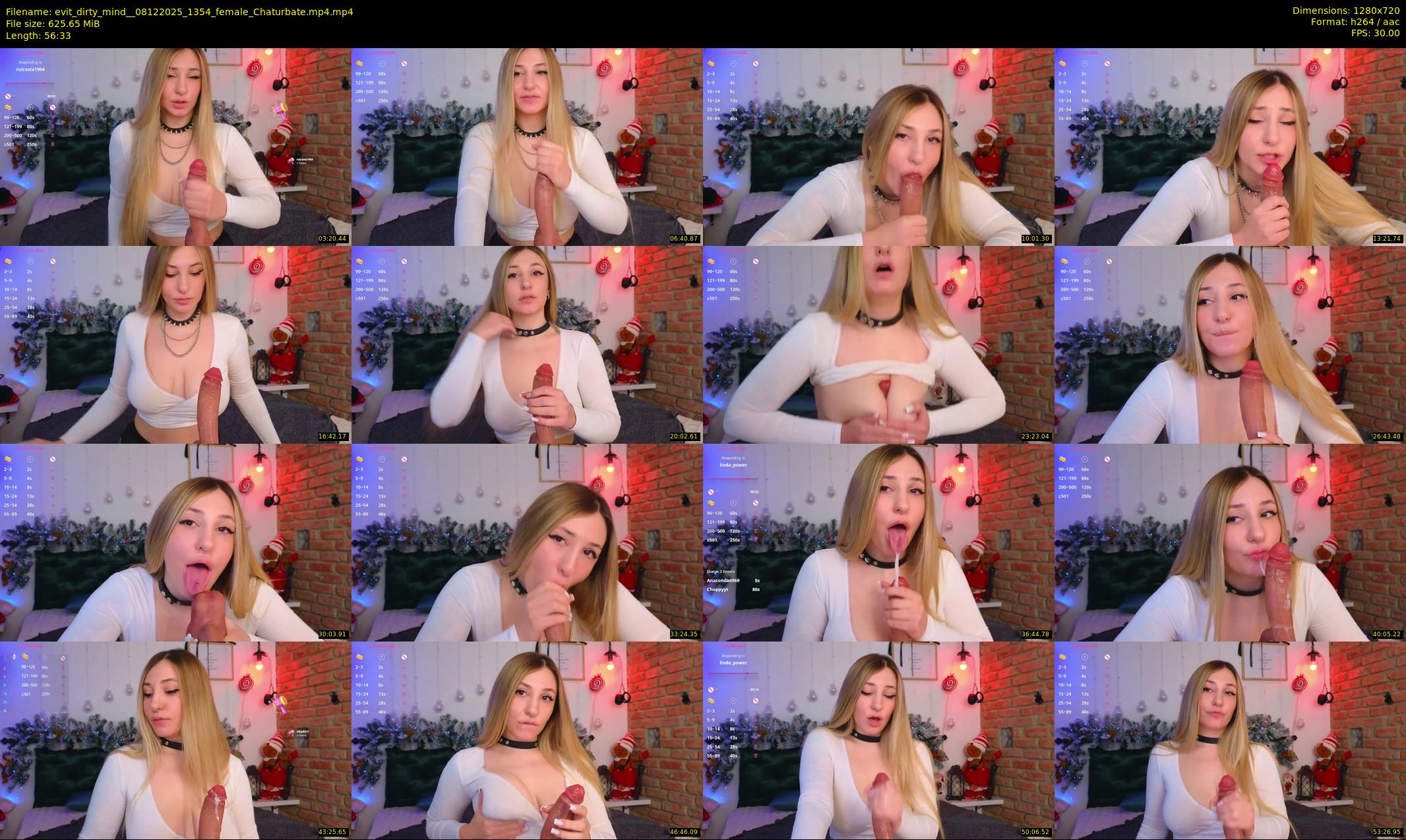 evit_dirty_mind_ — 57 minute Chaturbate couple cam show recording, 720p, Dec 8, 2025