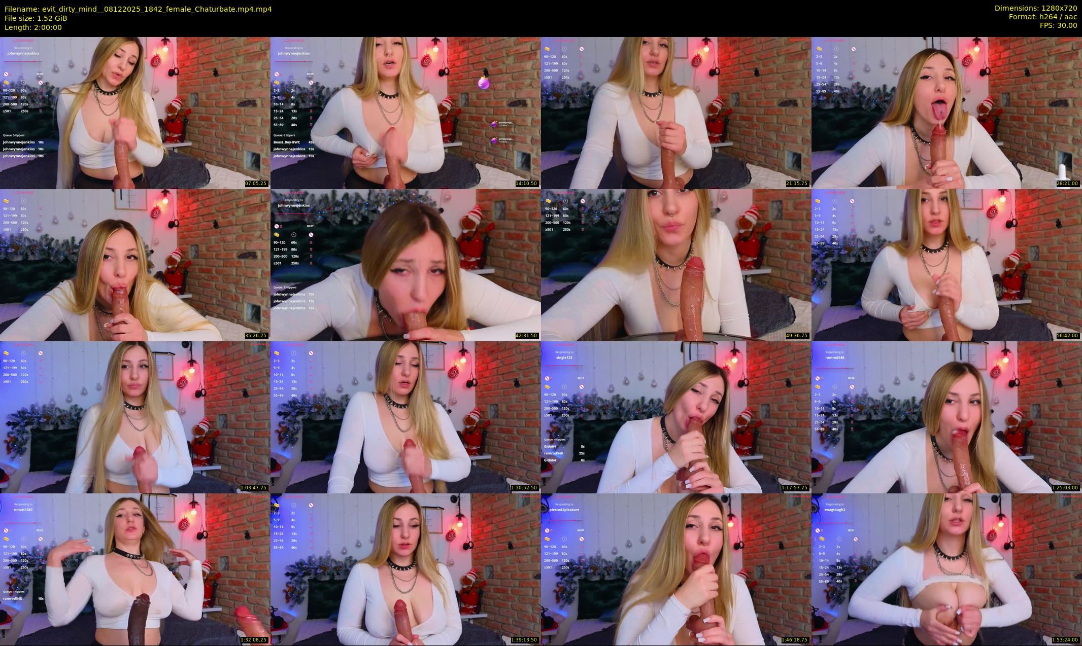 evit_dirty_mind_ — 120 minute Chaturbate couple cam show recording, 720p, Dec 8, 2025