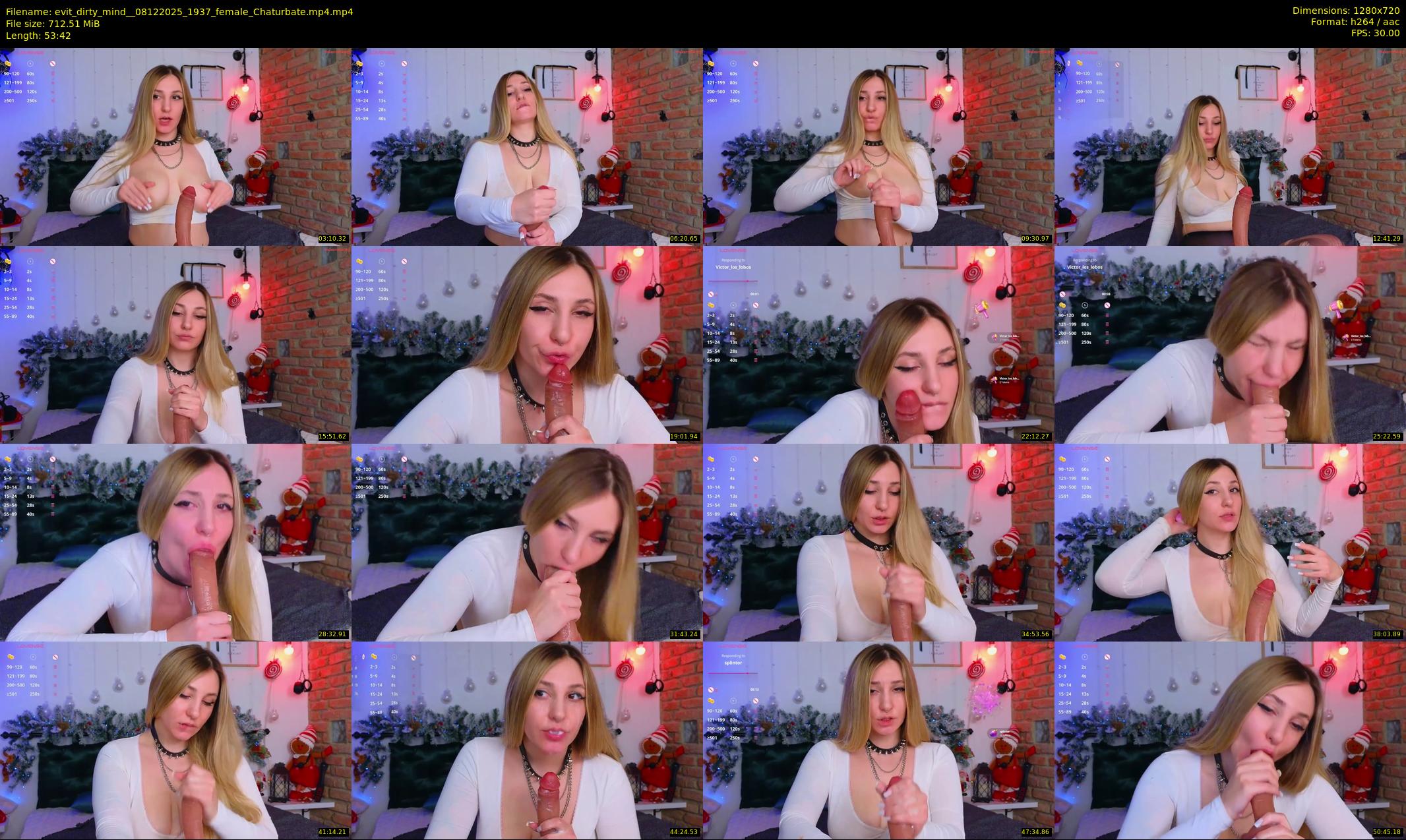 evit_dirty_mind_ — 54 minute Chaturbate couple cam show recording, 720p, Dec 8, 2025