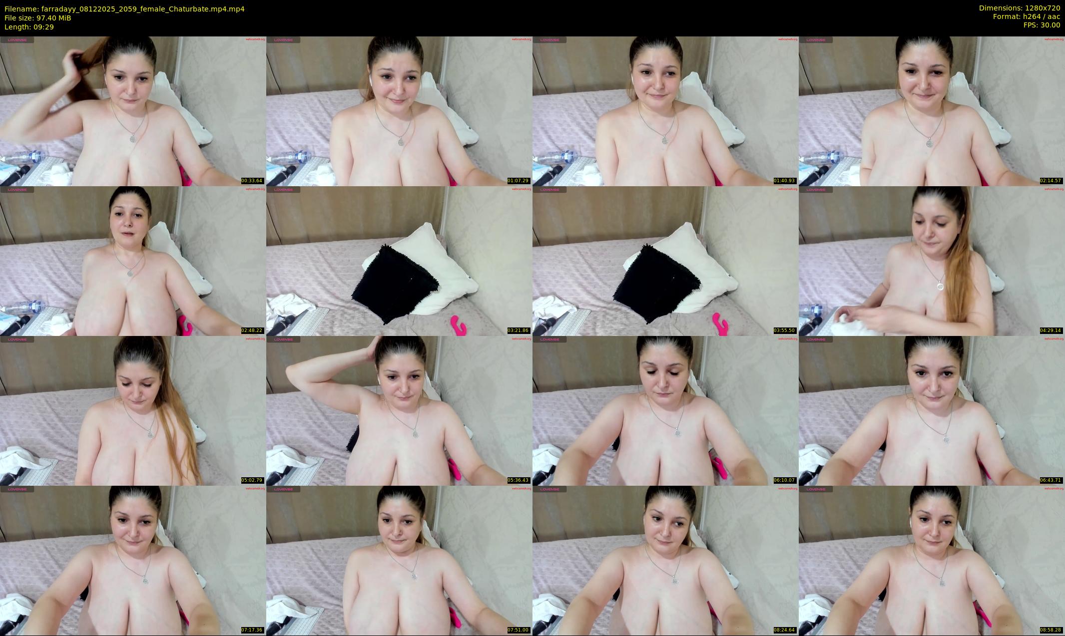 farradayy — 10 minute Chaturbate female cam show recording, 720p, Dec 8, 2025