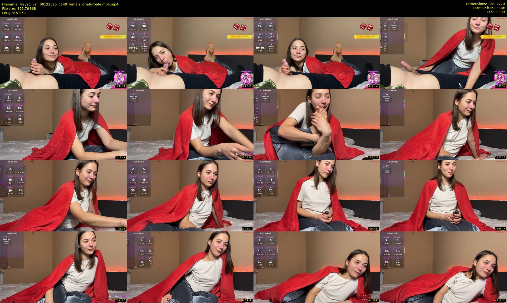 freyaoliver — 52 minute Chaturbate couple cam show recording, 720p, Dec 9, 2025