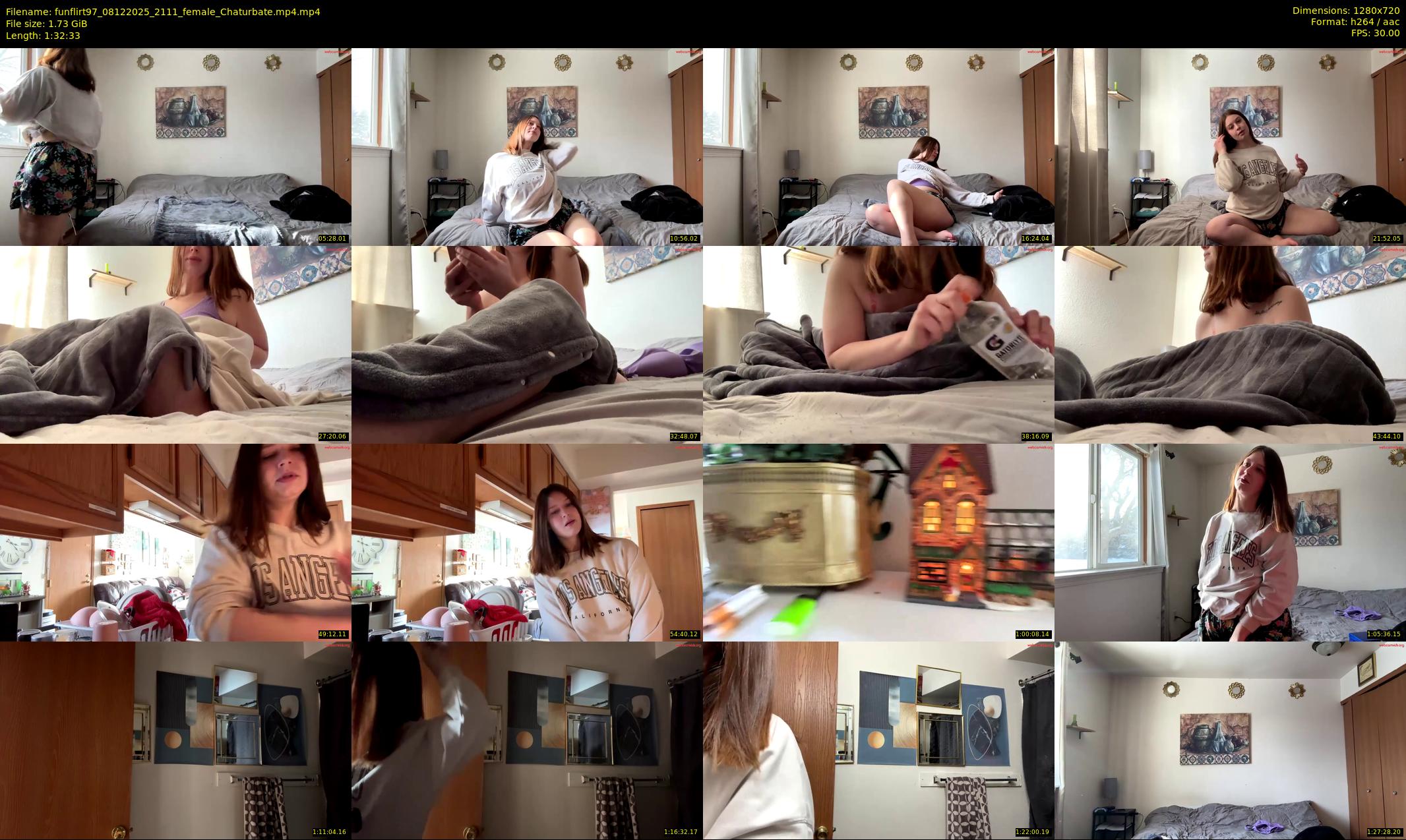 funflirt97 — 93 minute Chaturbate female cam show recording, 720p, Dec 8, 2025