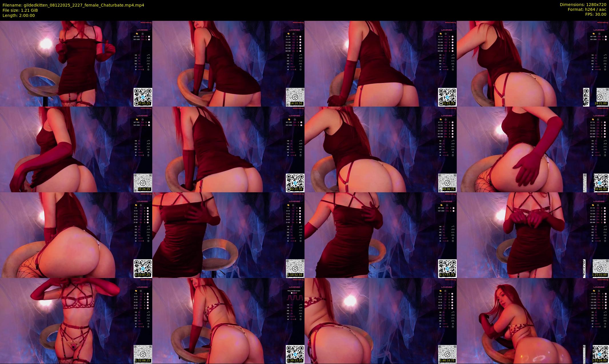 gildedkitten — 120 minute Chaturbate female cam show recording, 720p, Dec 8, 2025