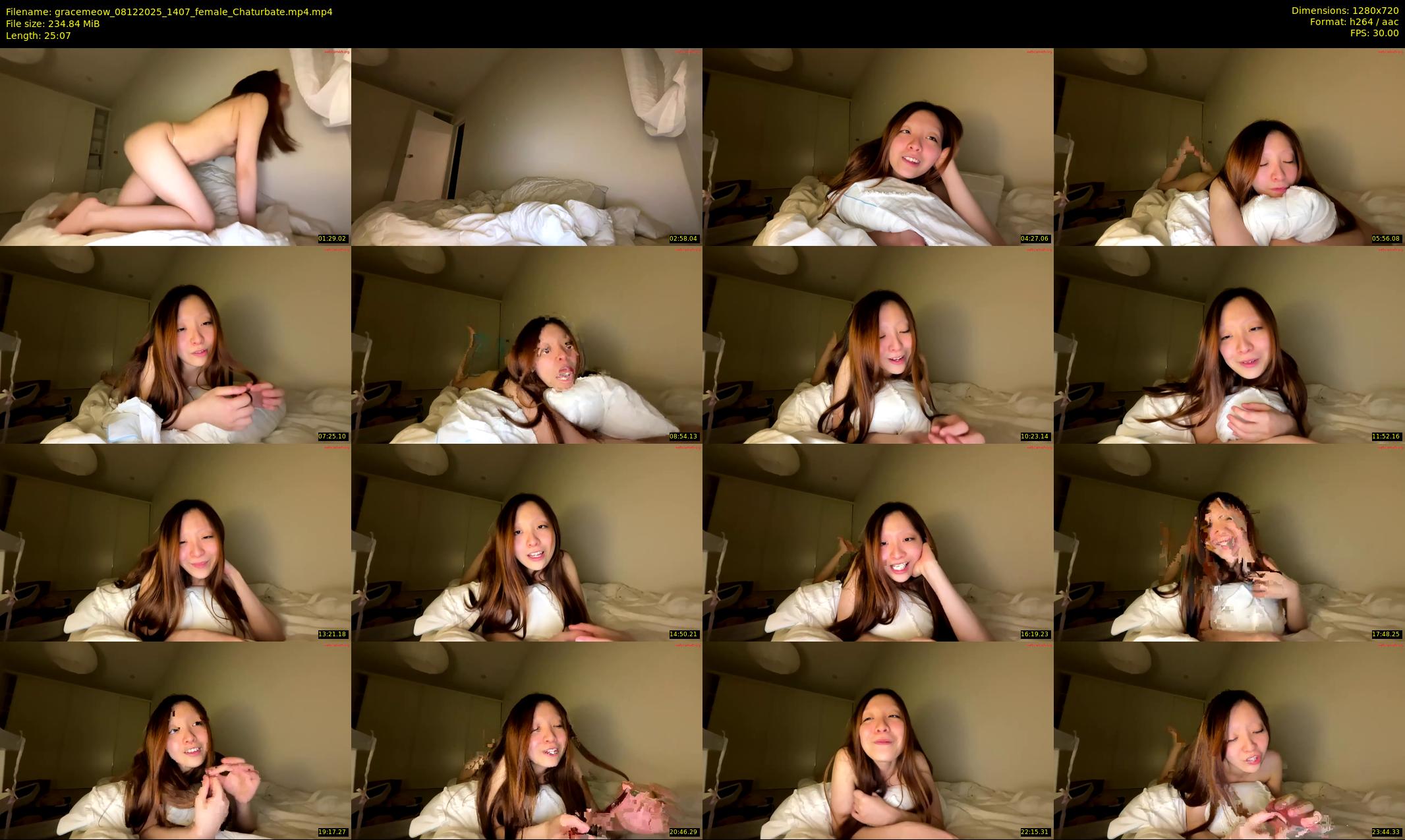 gracemeow — 26 minute Chaturbate female cam show recording, 720p, Dec 8, 2025