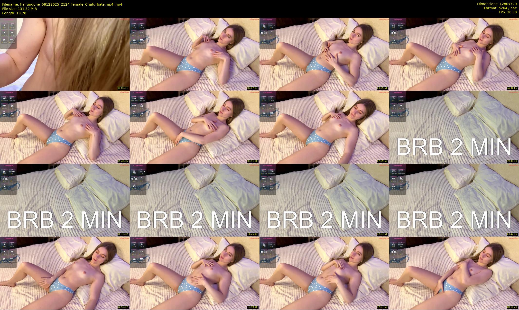 halfundone — 20 minute Chaturbate female cam show recording, 720p, Dec 8, 2025
