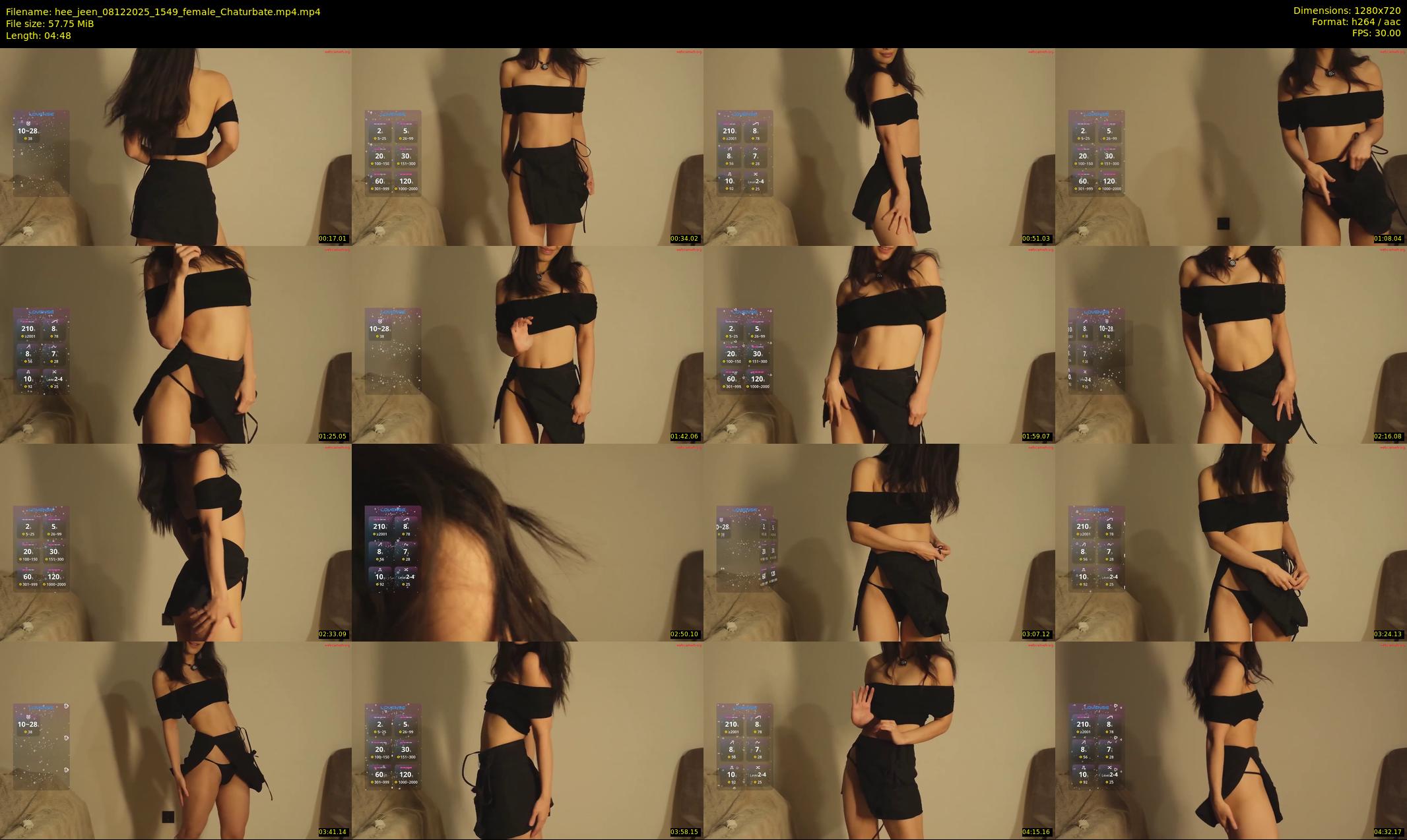 hee_jeen — 5 minute Chaturbate female cam show recording, 720p, Dec 8, 2025