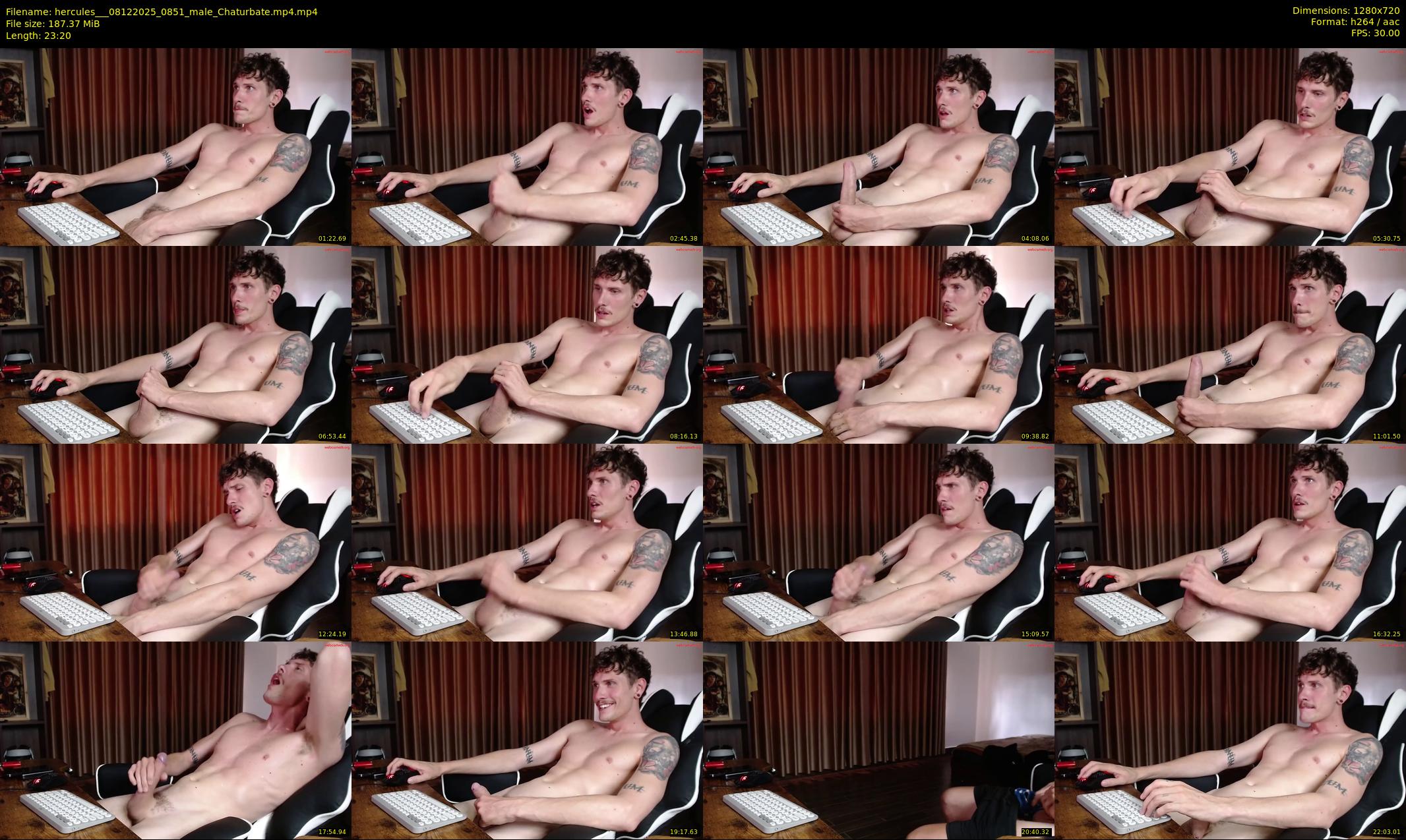 hercules__ — 24 minute Chaturbate male cam show recording, 720p, Dec 8, 2025