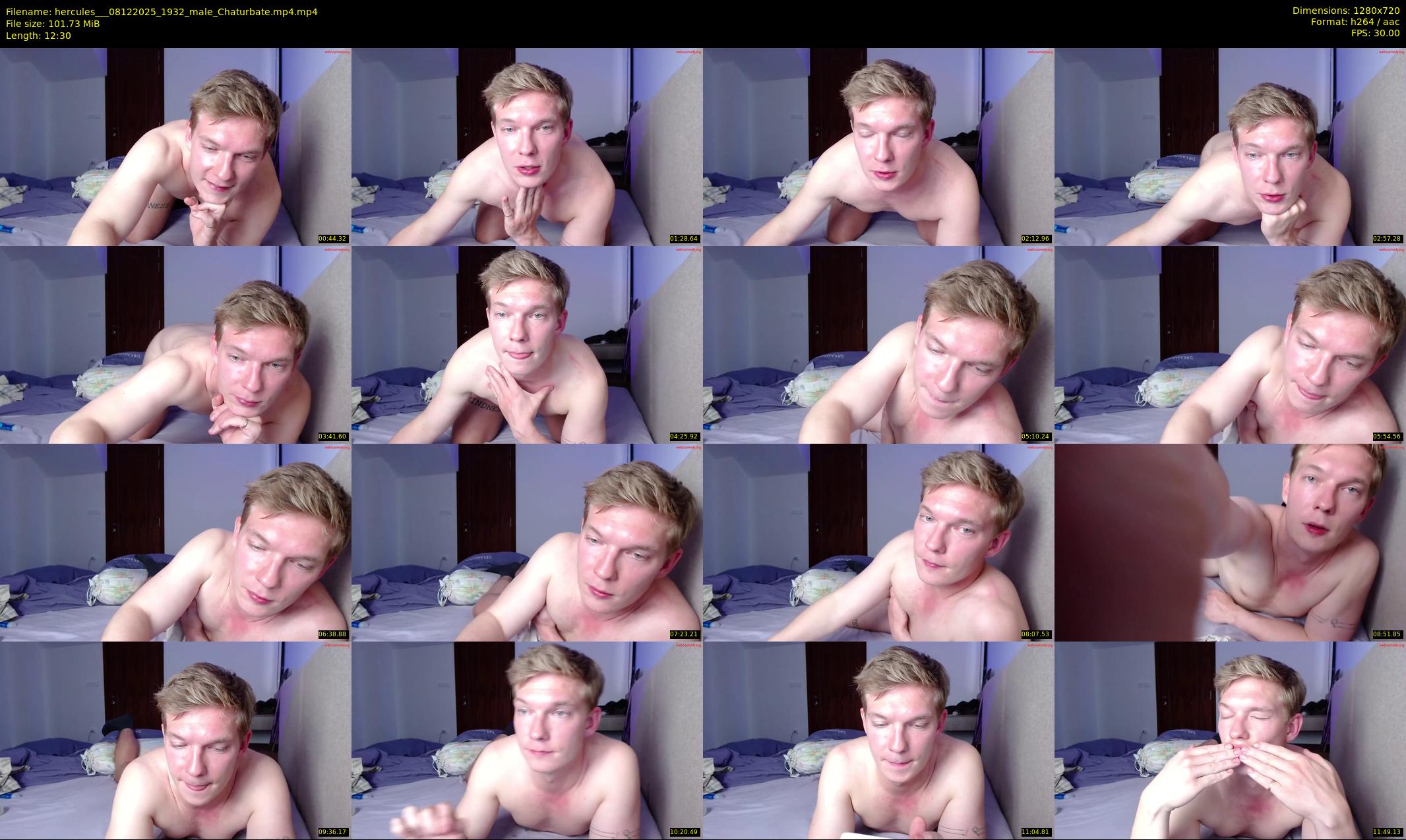 hercules__ — 13 minute Chaturbate male cam show recording, 720p, Dec 8, 2025