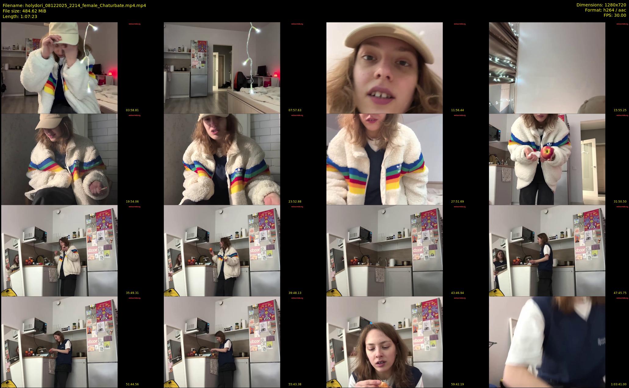 holydori — 68 minute Chaturbate female cam show recording, 720p, Dec 8, 2025