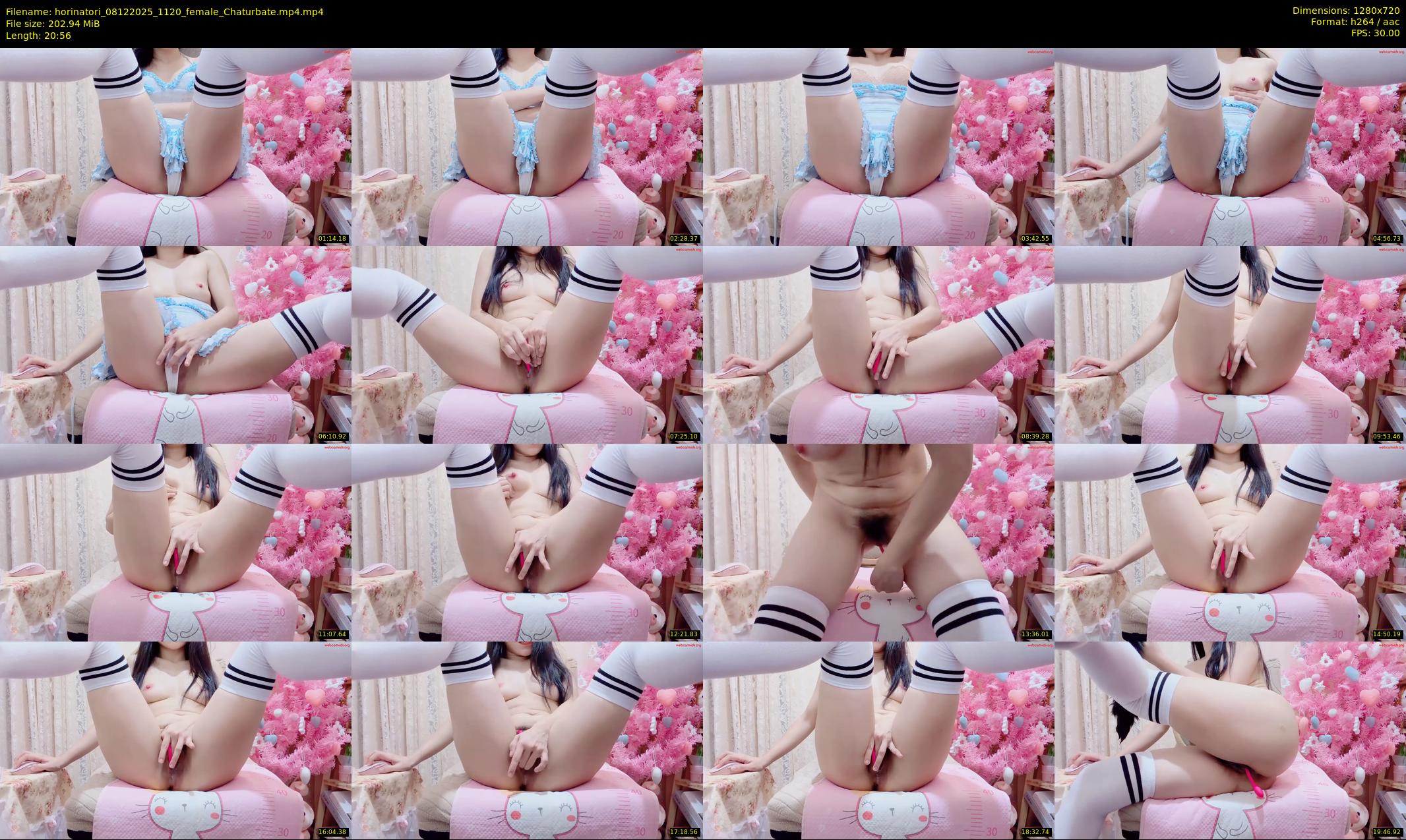 horinatori — 21 minute Chaturbate female cam show recording, 720p, Dec 8, 2025