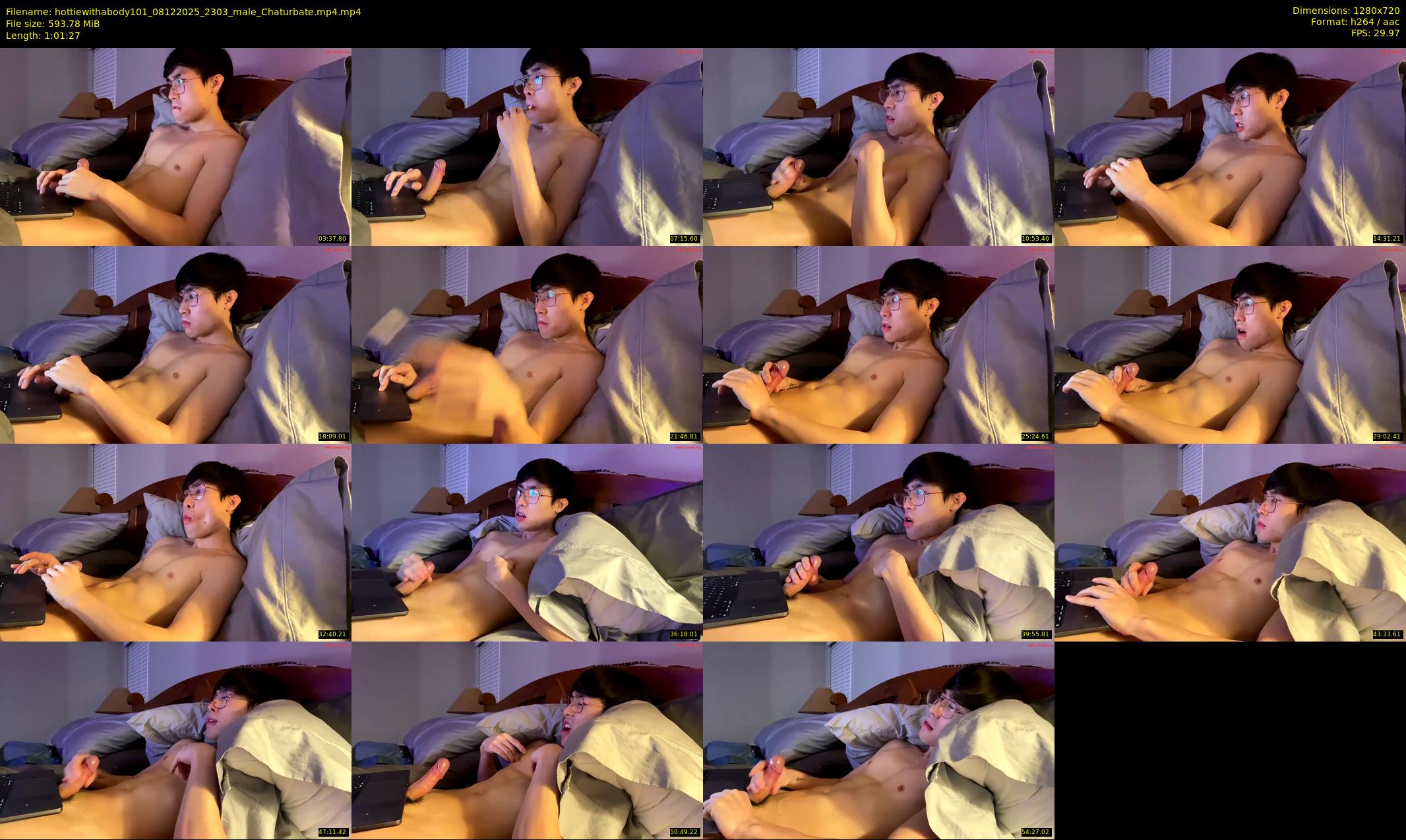 hottiewithabody101 — 62 minute Chaturbate male cam show recording, 720p, Dec 8, 2025