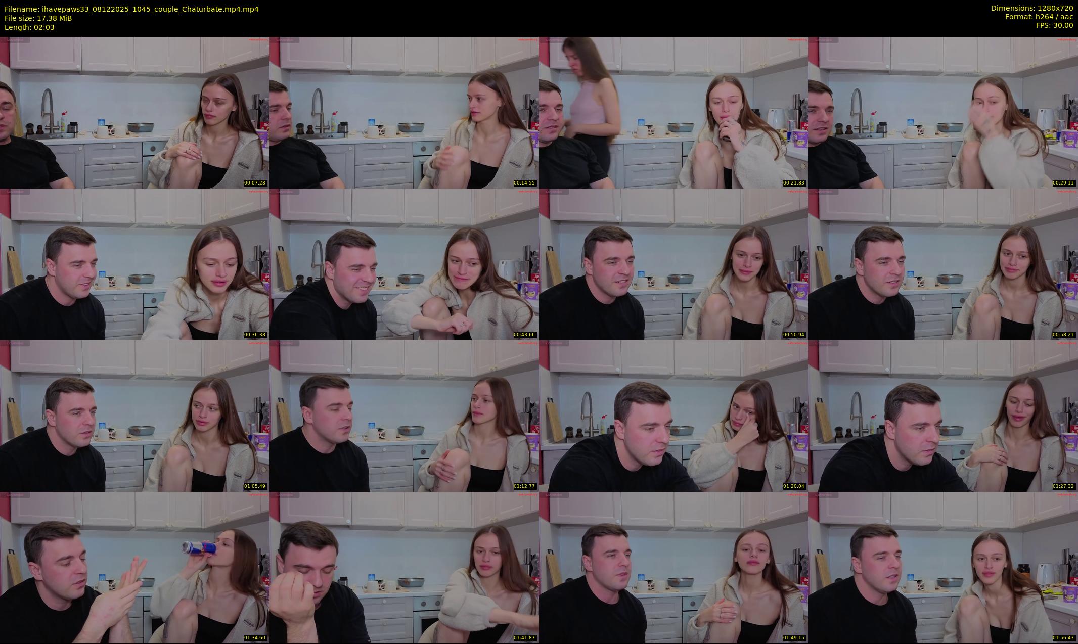 ihavepaws33 — 3 minute Chaturbate couple cam show recording, 720p, Dec 8, 2025