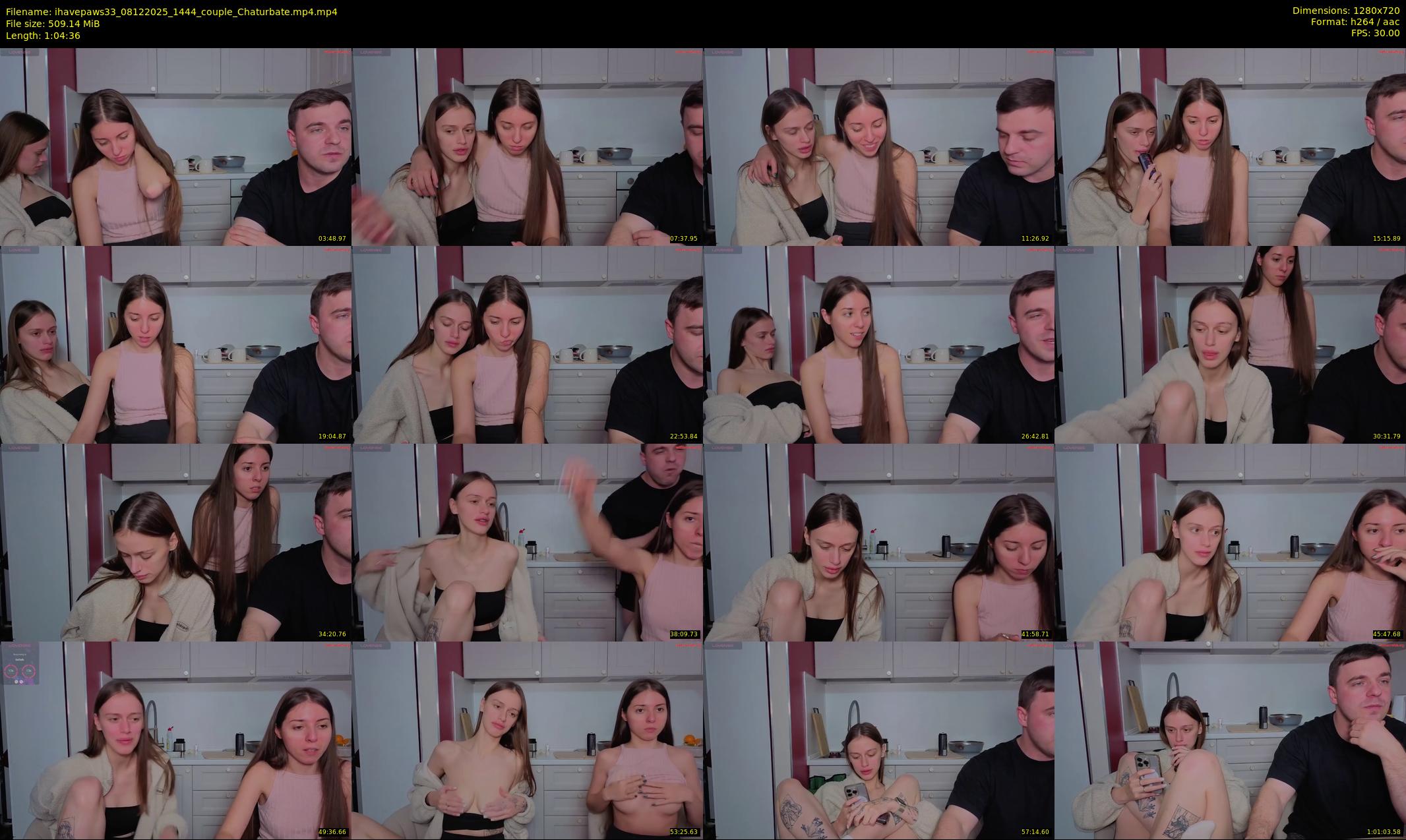 ihavepaws33 — 65 minute Chaturbate couple cam show recording, 720p, Dec 8, 2025