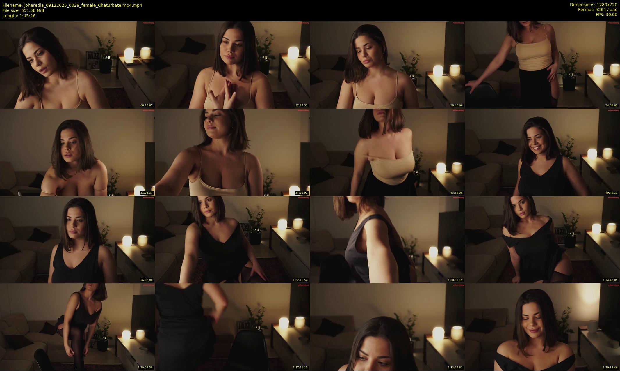 joheredia — 106 minute Chaturbate female cam show recording, 720p, Dec 9, 2025