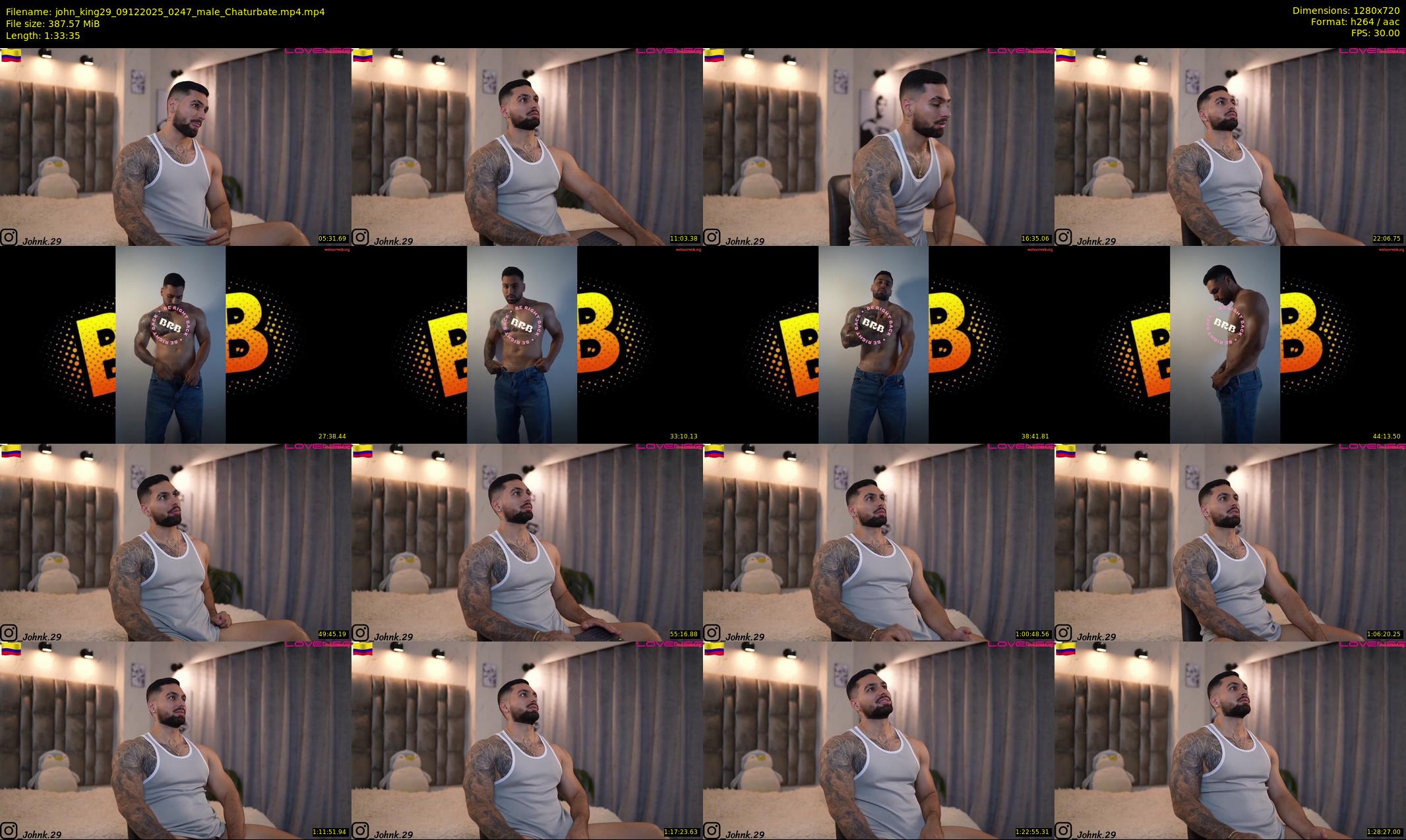 john_king29 — 94 minute Chaturbate male cam show recording, 720p, Dec 9, 2025
