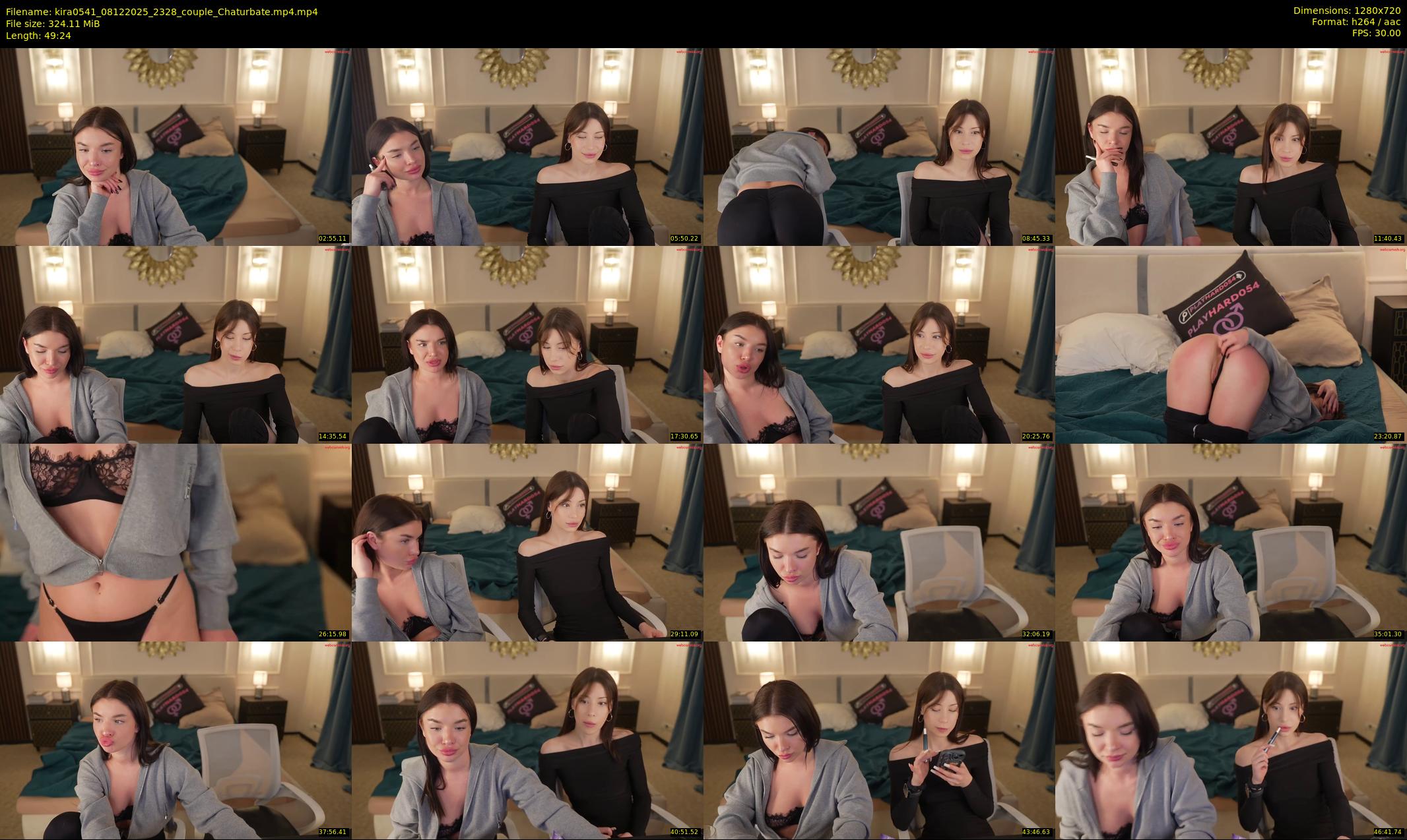 kira0541 — 50 minute Chaturbate couple cam show recording, 720p, Dec 8, 2025