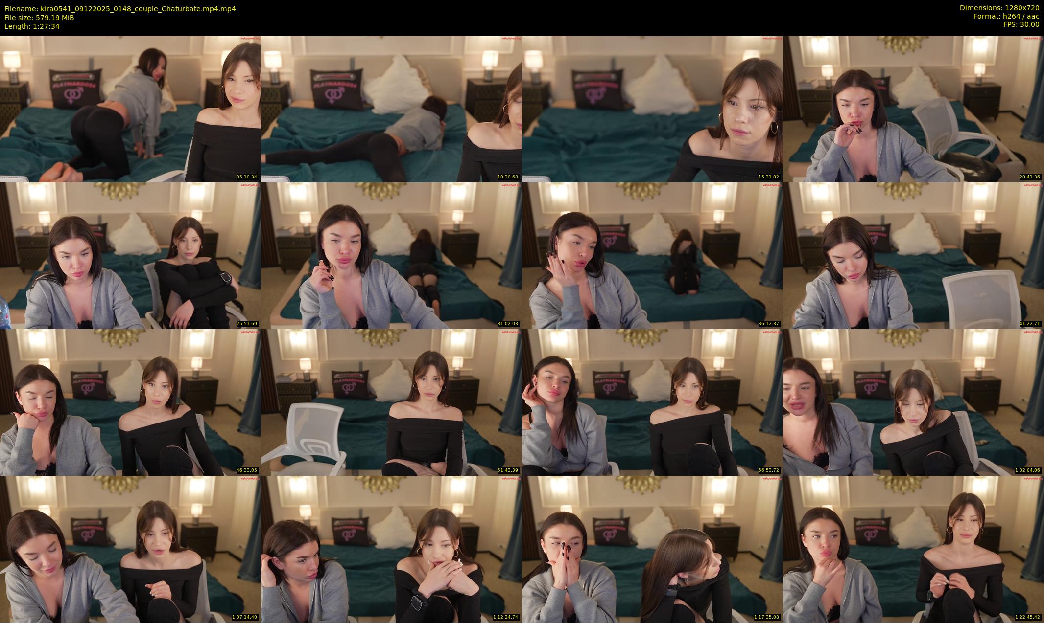 kira0541 — 88 minute Chaturbate couple cam show recording, 720p, Dec 9, 2025