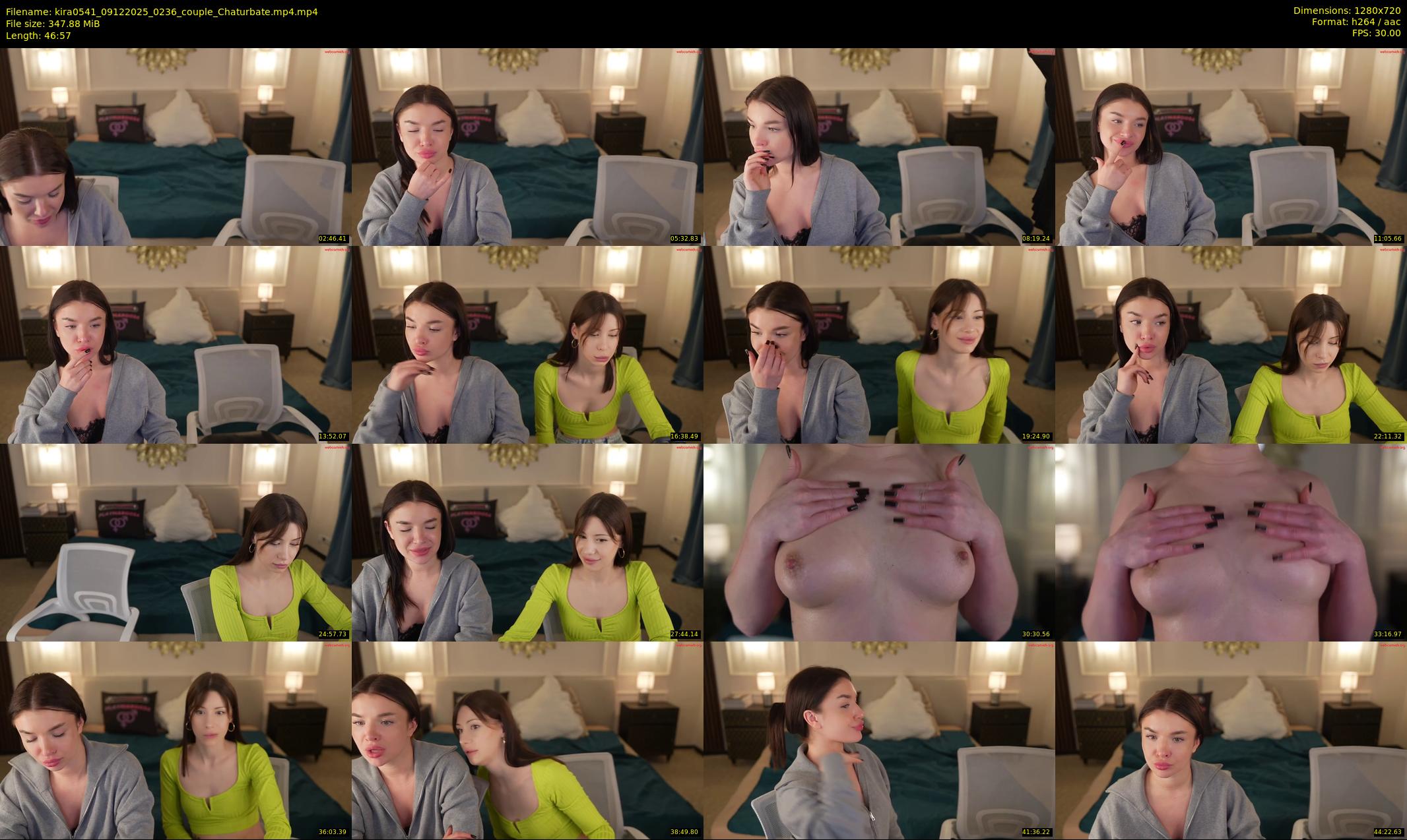 kira0541 — 47 minute Chaturbate couple cam show recording, 720p, Dec 9, 2025