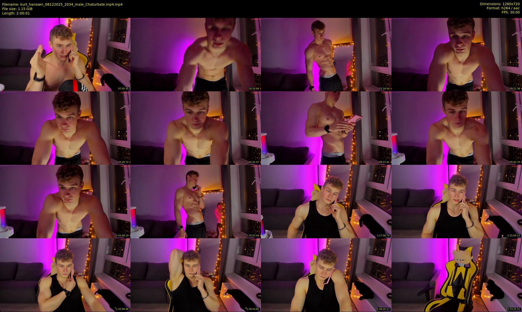 kurt_hanssen — 121 minute Chaturbate male cam show recording, 720p, Dec 8, 2025