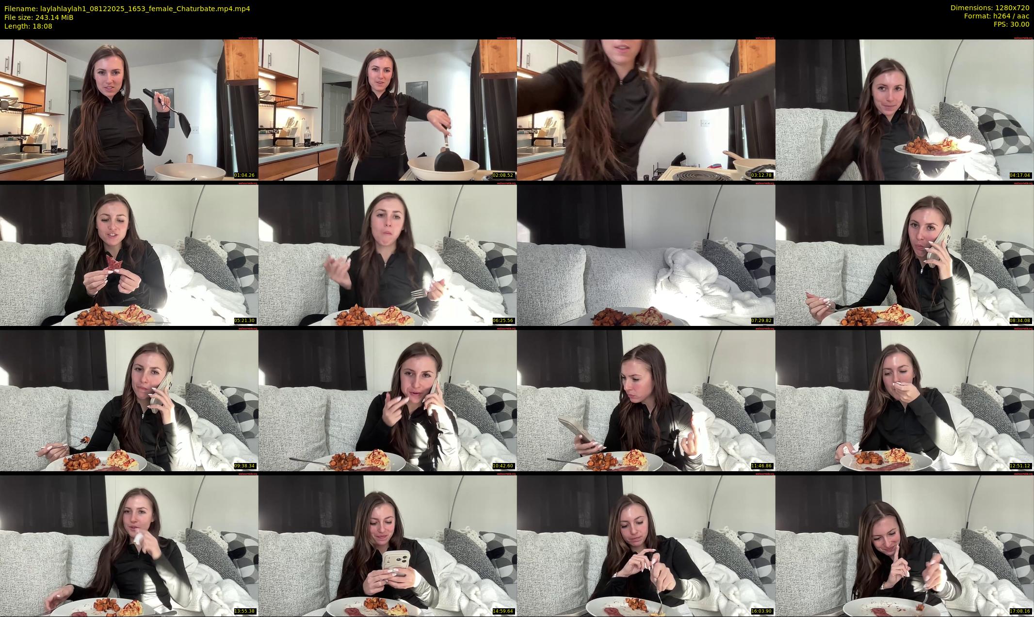 laylahlaylah1 — 19 minute Chaturbate female cam show recording, 720p, Dec 8, 2025