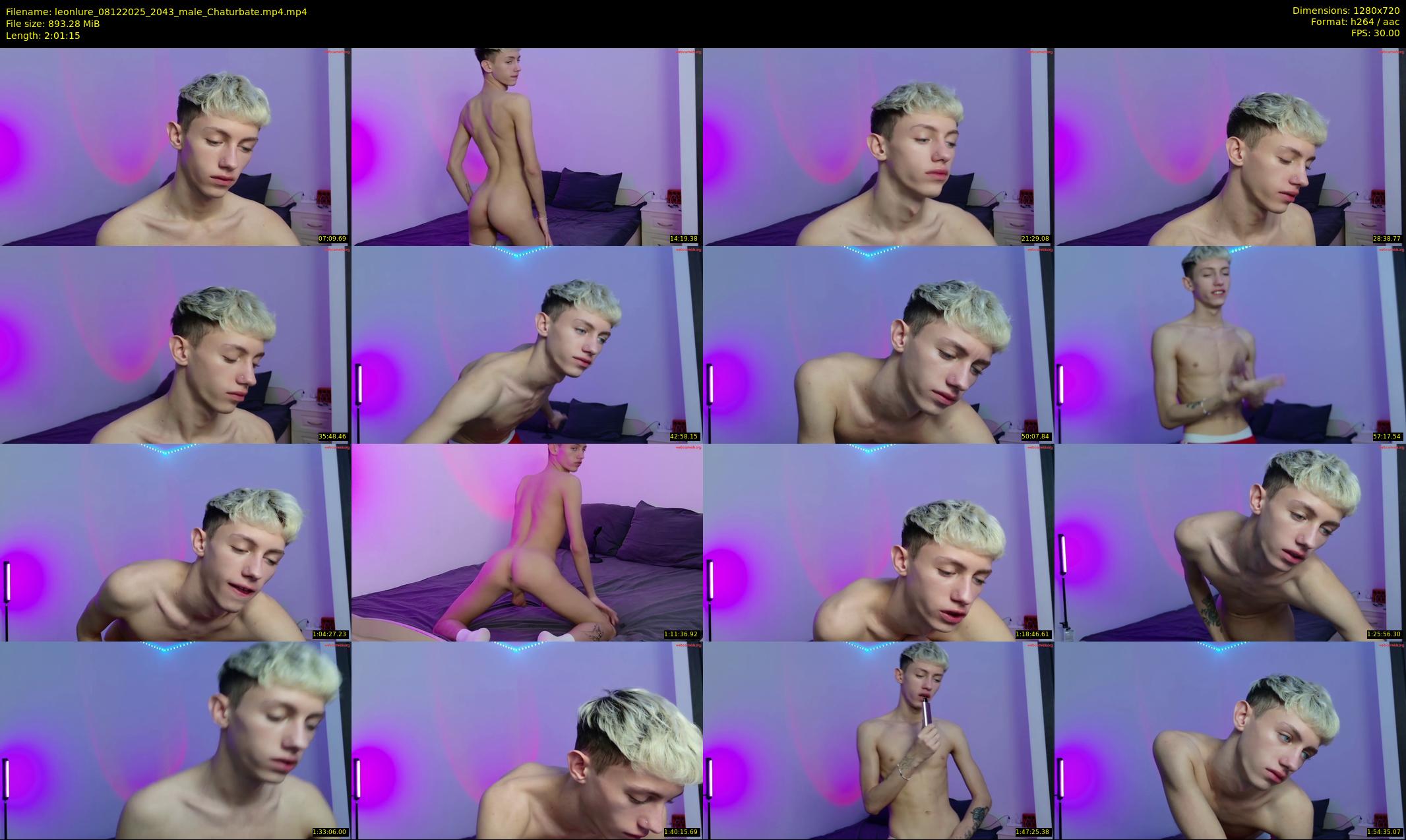 leonlure — 122 minute Chaturbate male cam show recording, 720p, Dec 8, 2025