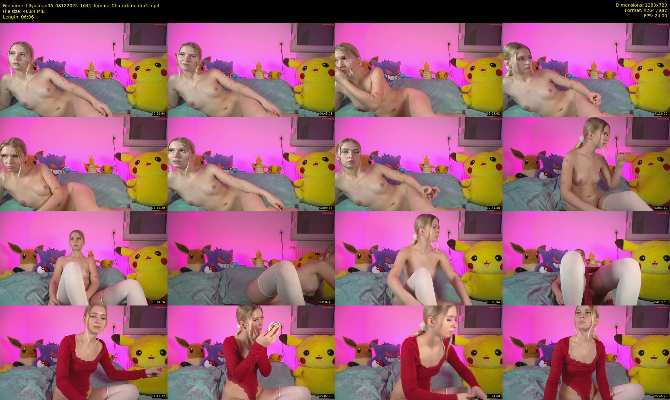 lillyocean06 — 7 minute Chaturbate female cam show recording, 720p, Dec 8, 2025