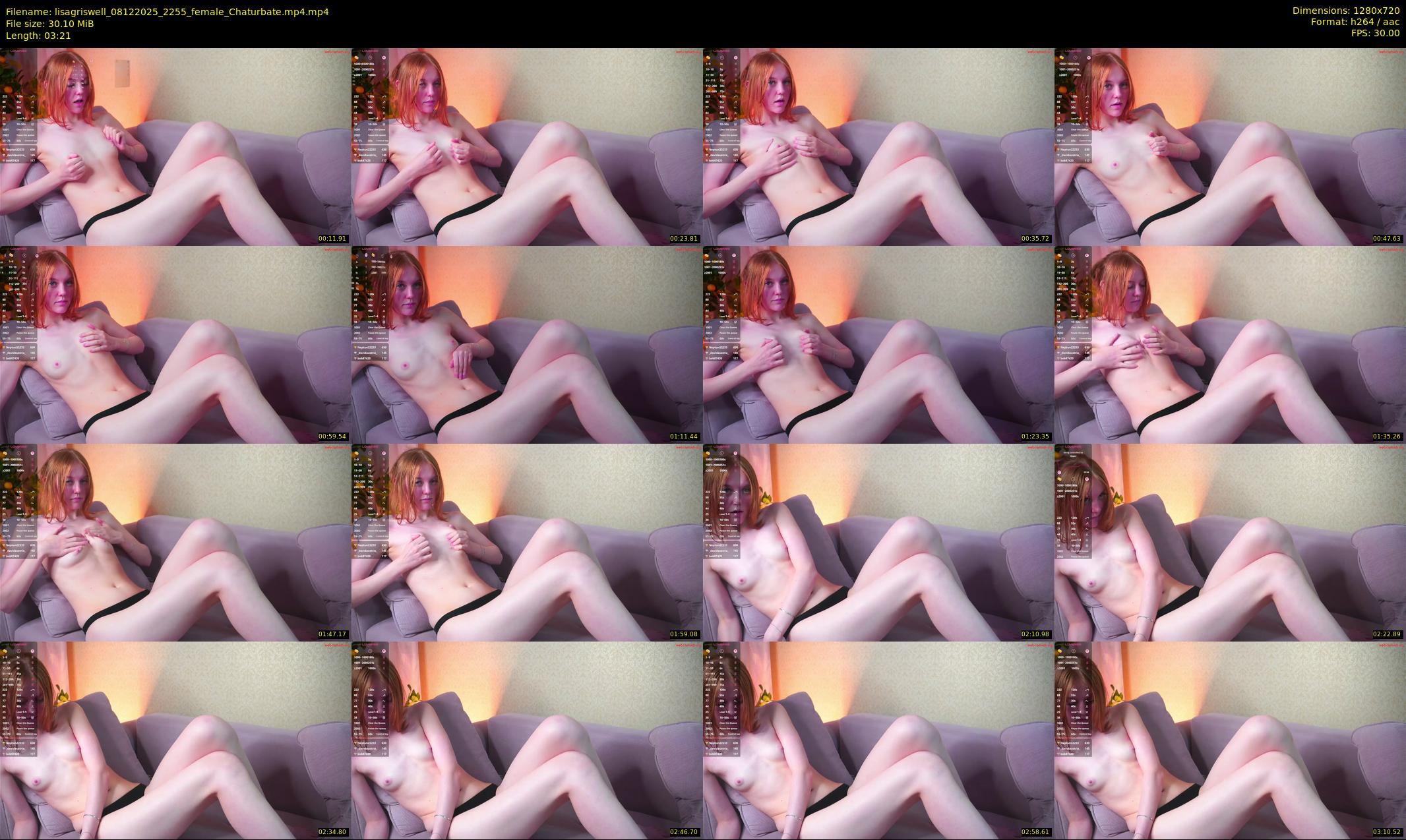 lisagriswell — 4 minute Chaturbate female cam show recording, 720p, Dec 8, 2025