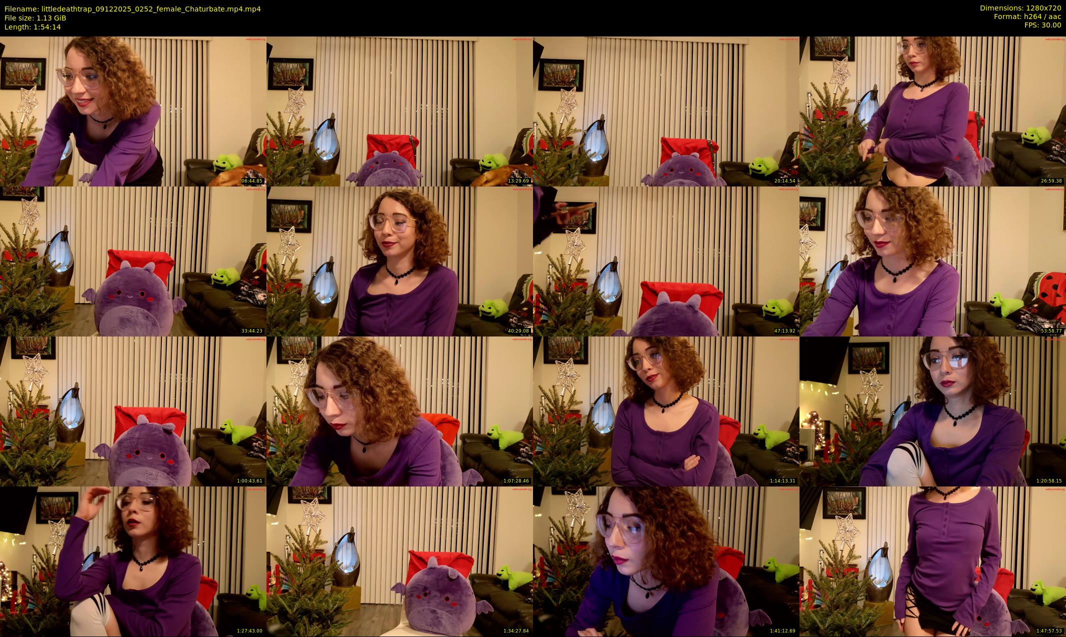 littledeathtrap — 115 minute Chaturbate female cam show recording, 720p, Dec 9, 2025
