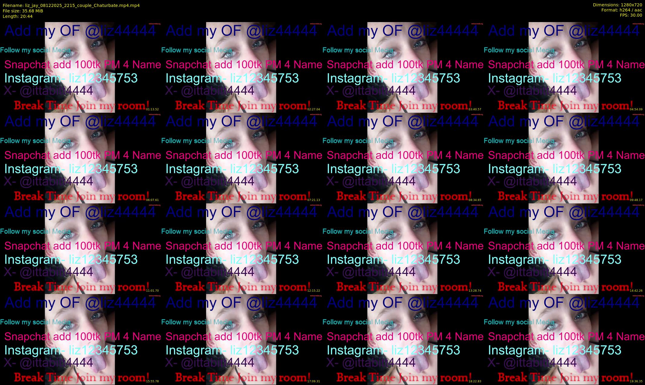 liz_jay — 21 minute Chaturbate couple cam show recording, 720p, Dec 8, 2025