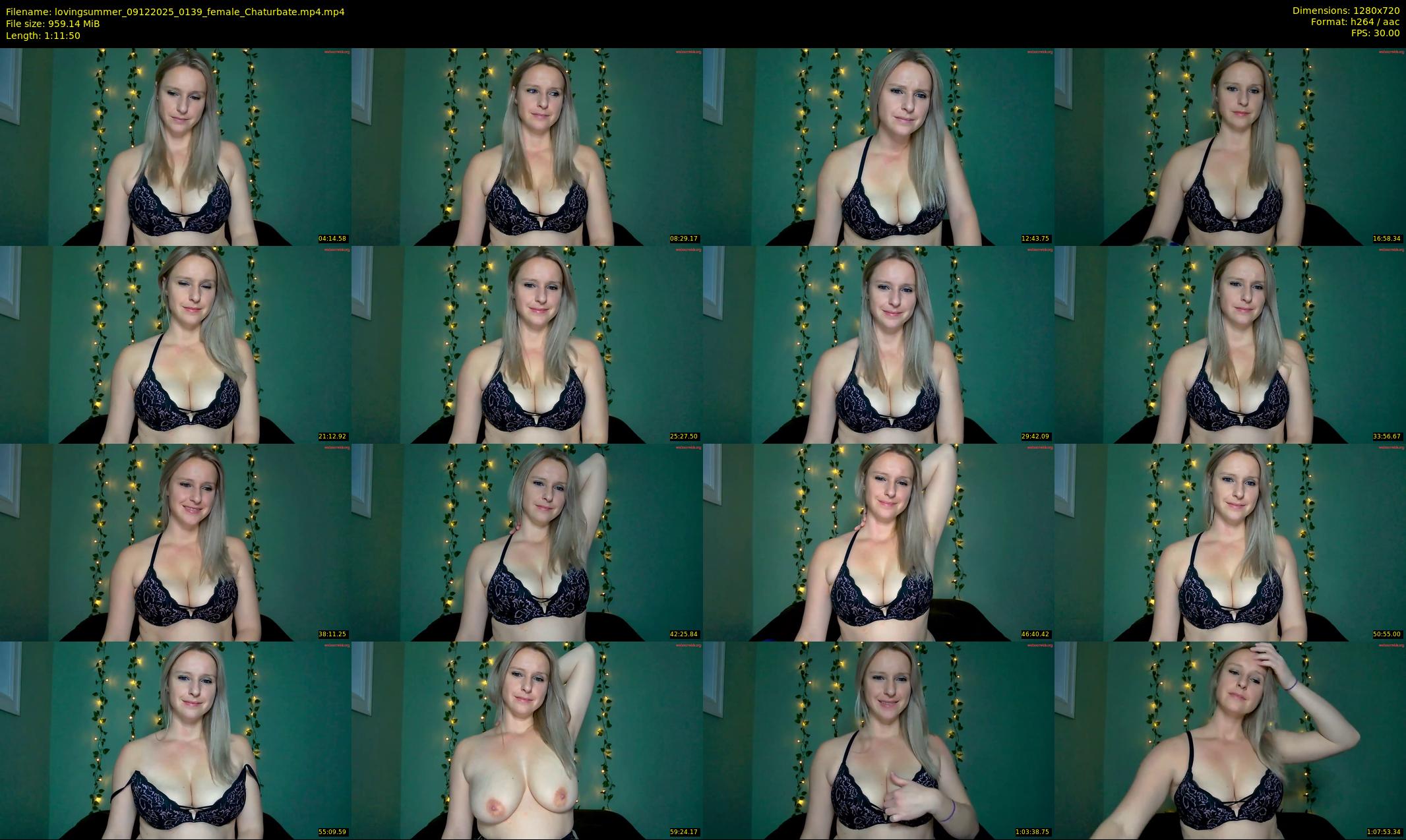 lovingsummer — 72 minute Chaturbate female cam show recording, 720p, Dec 9, 2025
