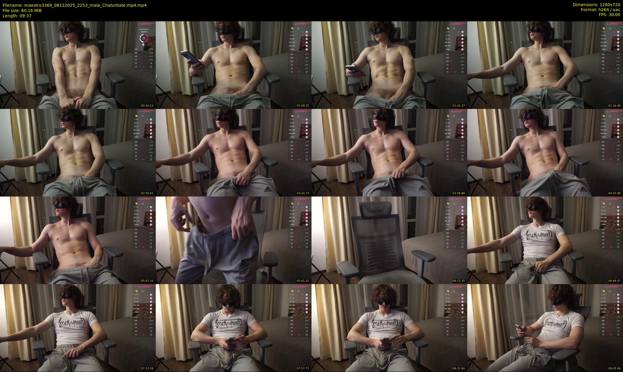 maestro3369 — 10 minute Chaturbate male cam show recording, 720p, Dec 8, 2025