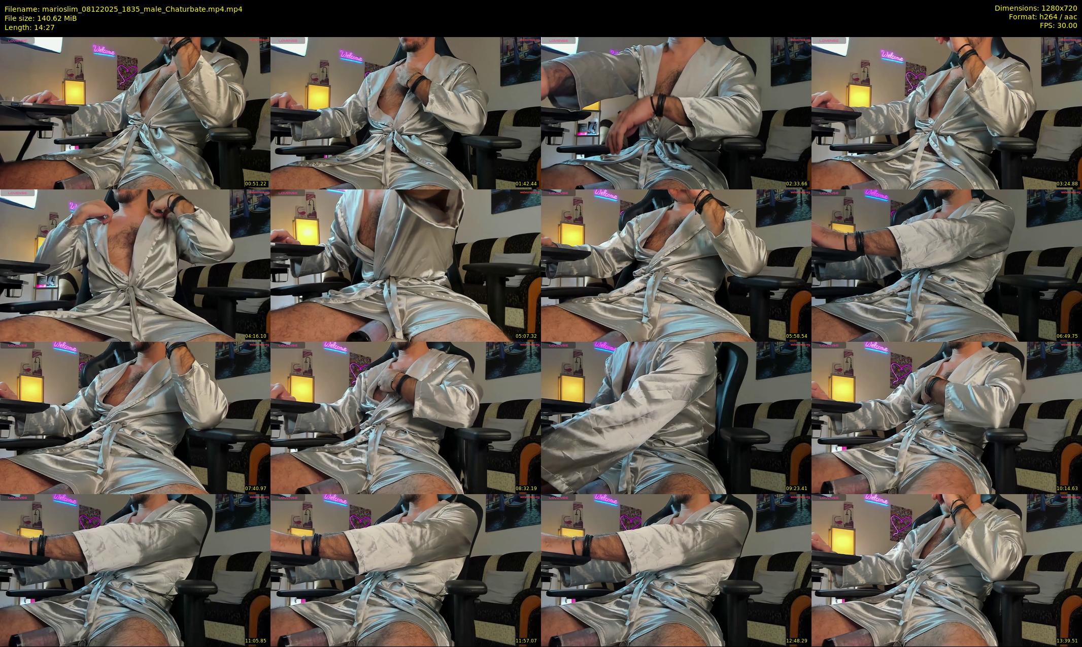 marioslim — 15 minute Chaturbate male cam show recording, 720p, Dec 8, 2025