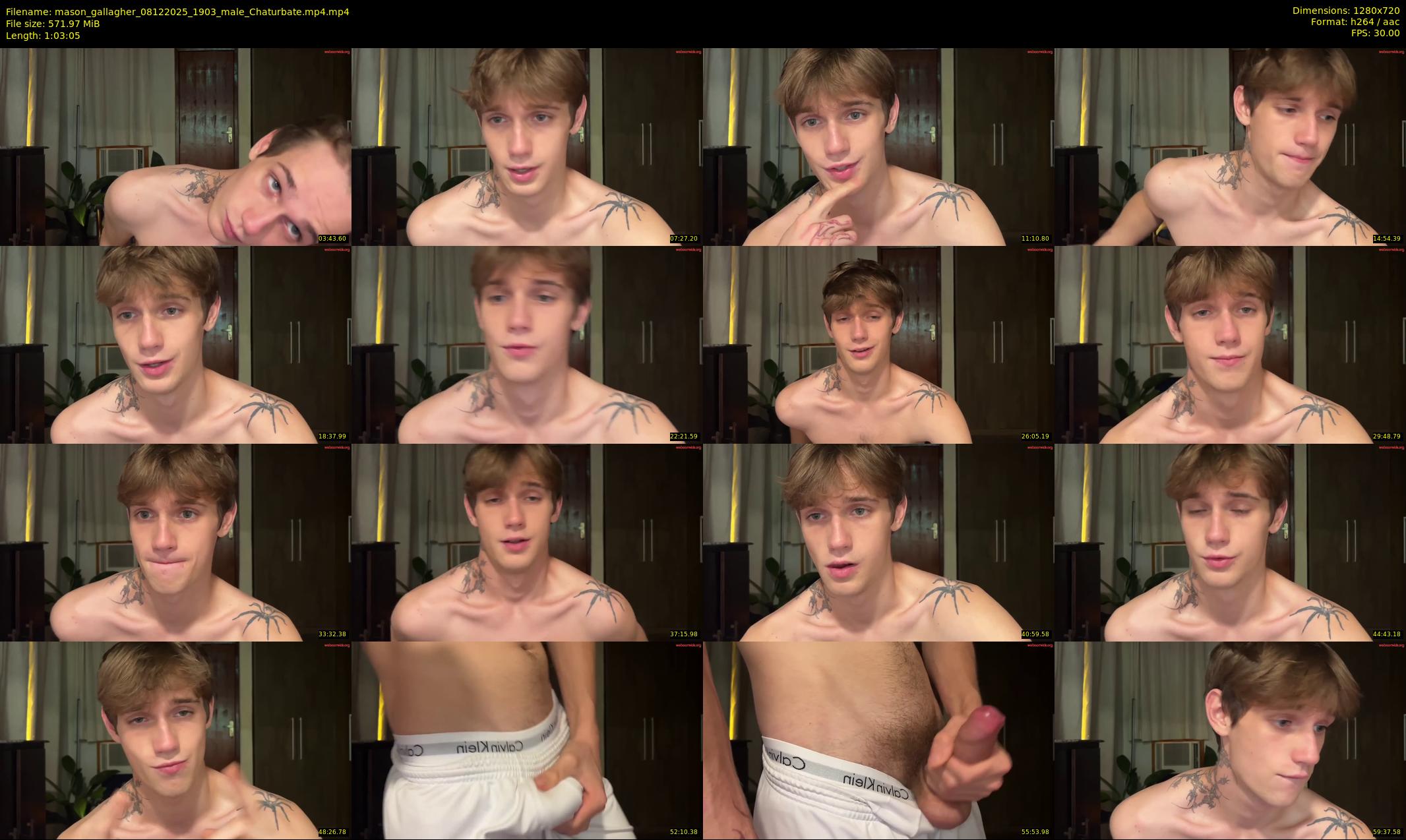mason_gallagher — 64 minute Chaturbate male cam show recording, 720p, Dec 8, 2025