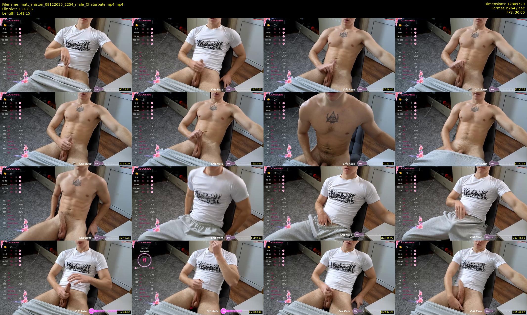 matt_aniston — 102 minute Chaturbate male cam show recording, 720p, Dec 8, 2025