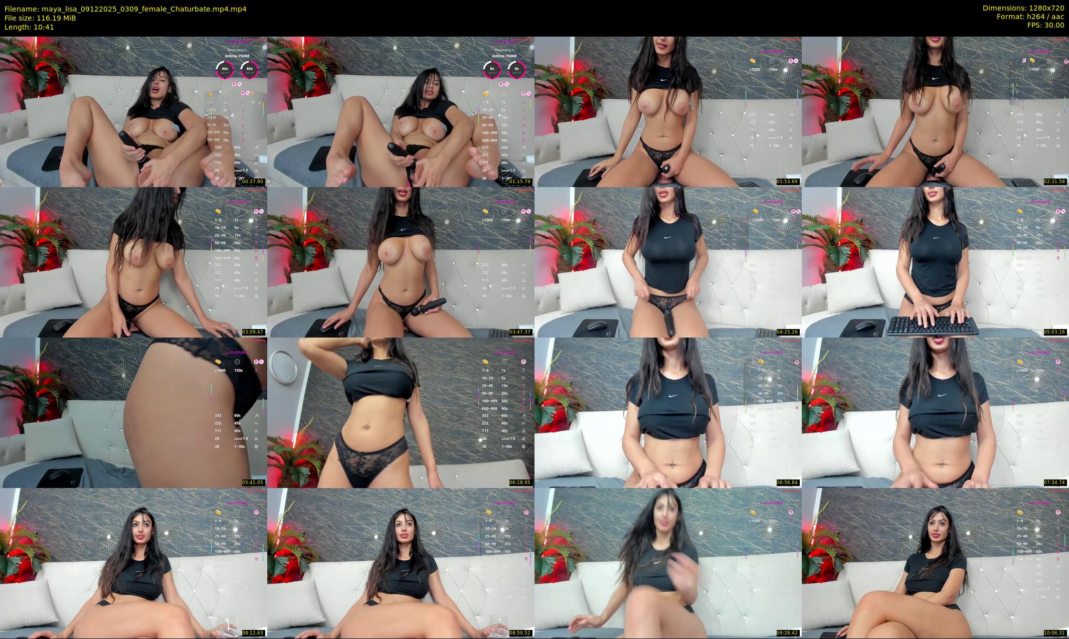 maya_lisa — 11 minute Chaturbate female cam show recording, 720p, Dec 9, 2025