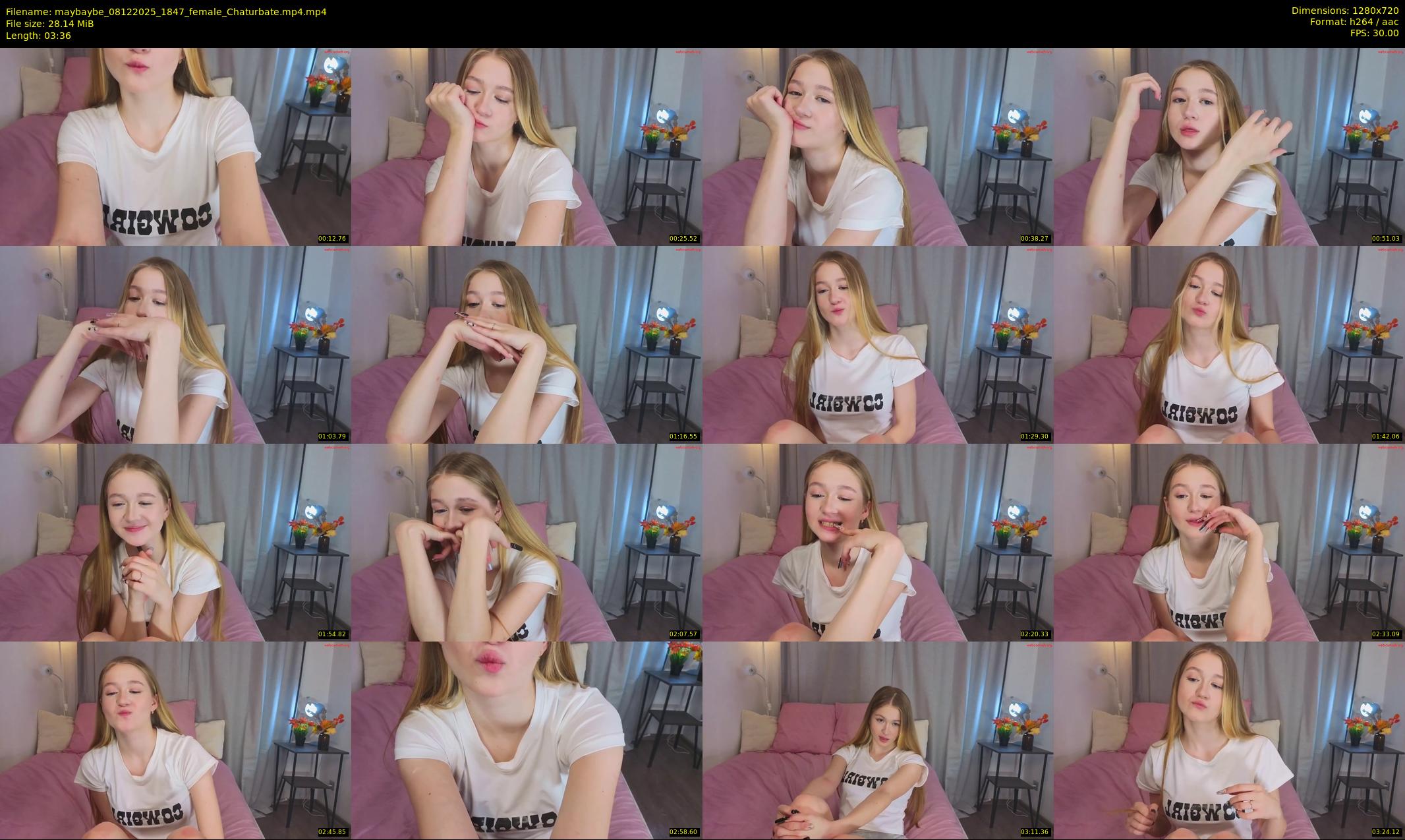 maybaybe — 4 minute Chaturbate female cam show recording, 720p, Dec 8, 2025