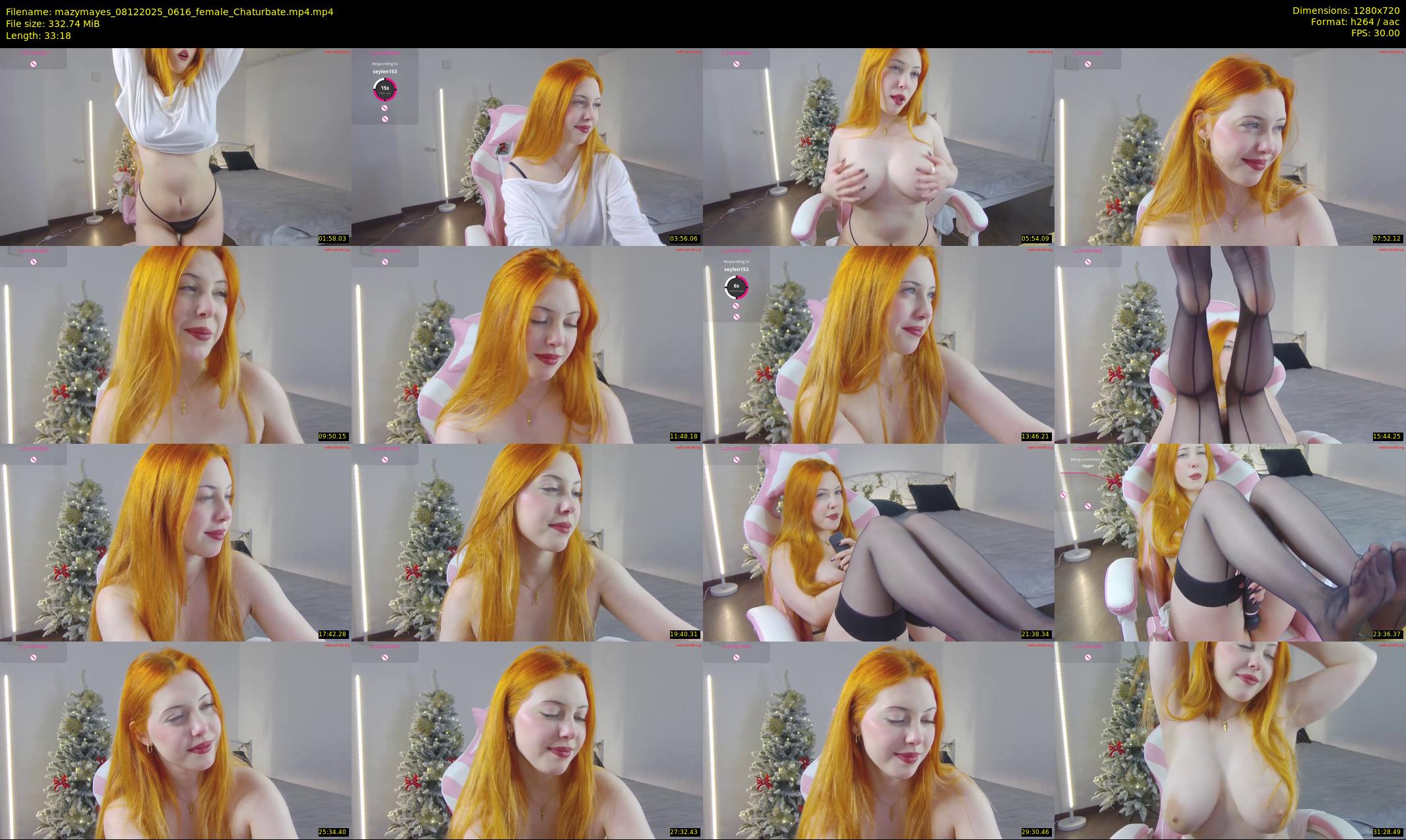 mazymayes — 34 minute Chaturbate female cam show recording, 720p, Dec 8, 2025