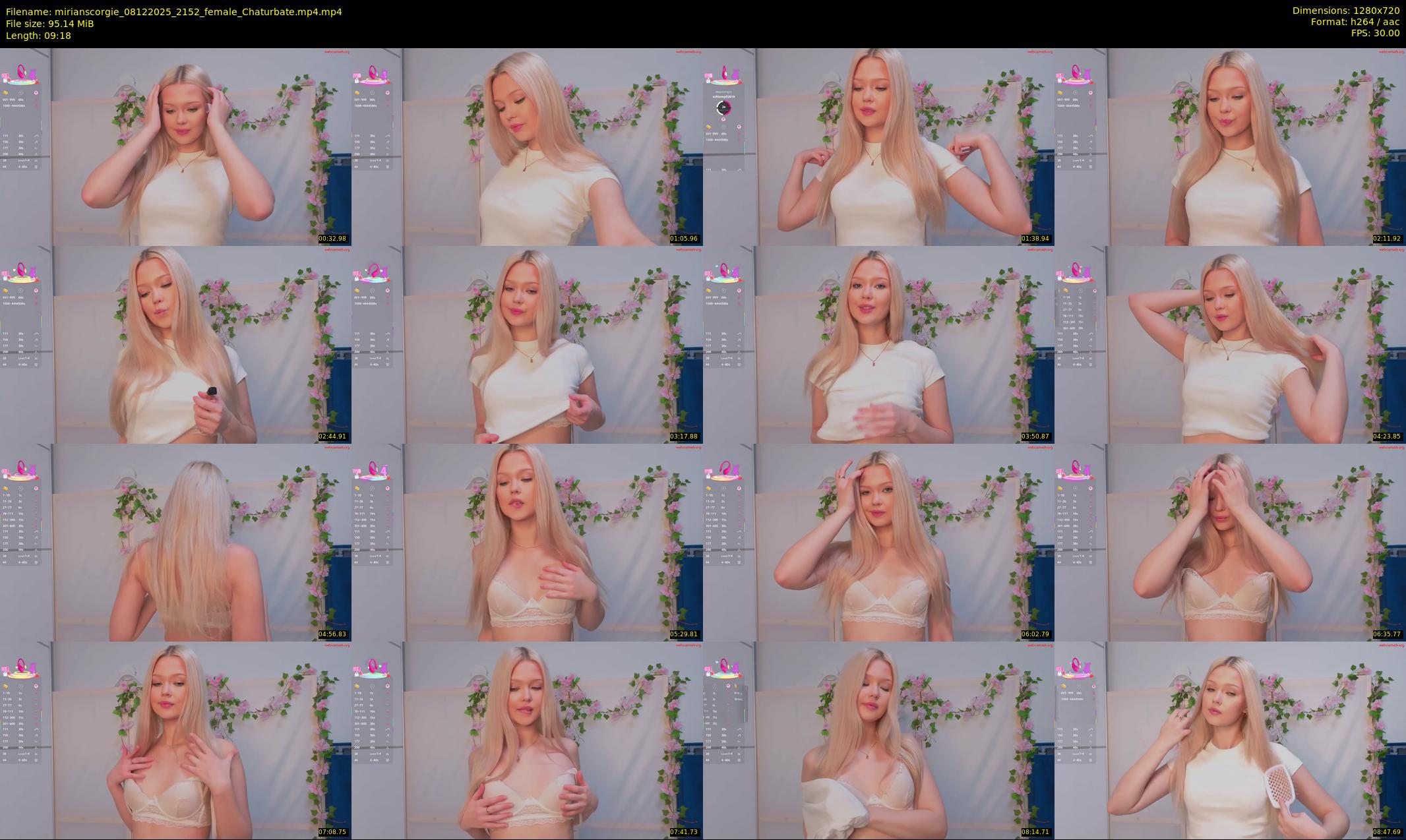 mirianscorgie — 10 minute Chaturbate female cam show recording, 720p, Dec 8, 2025