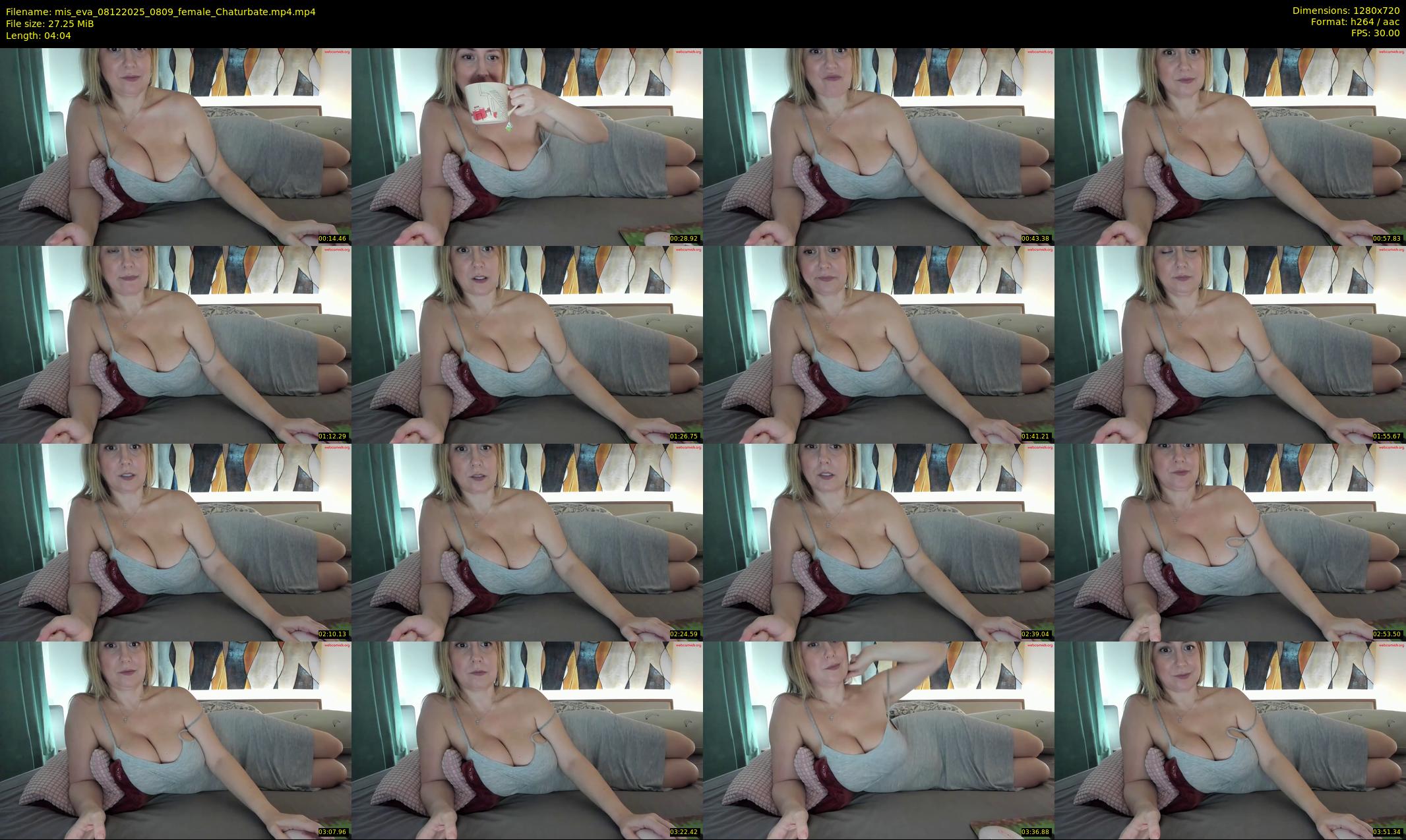 mis_eva — 5 minute Chaturbate female cam show recording, 720p, Dec 8, 2025