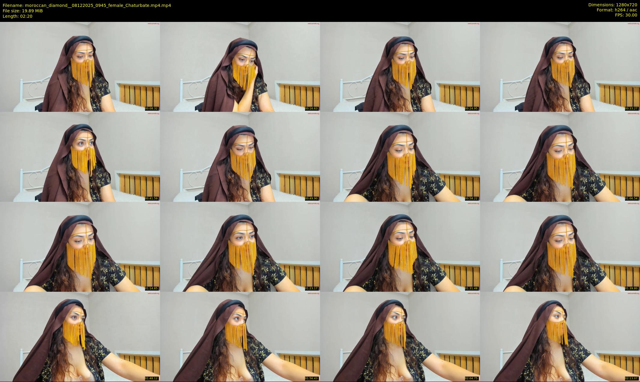 moroccan_diamond_ — 3 minute Chaturbate female cam show recording, 720p, Dec 8, 2025