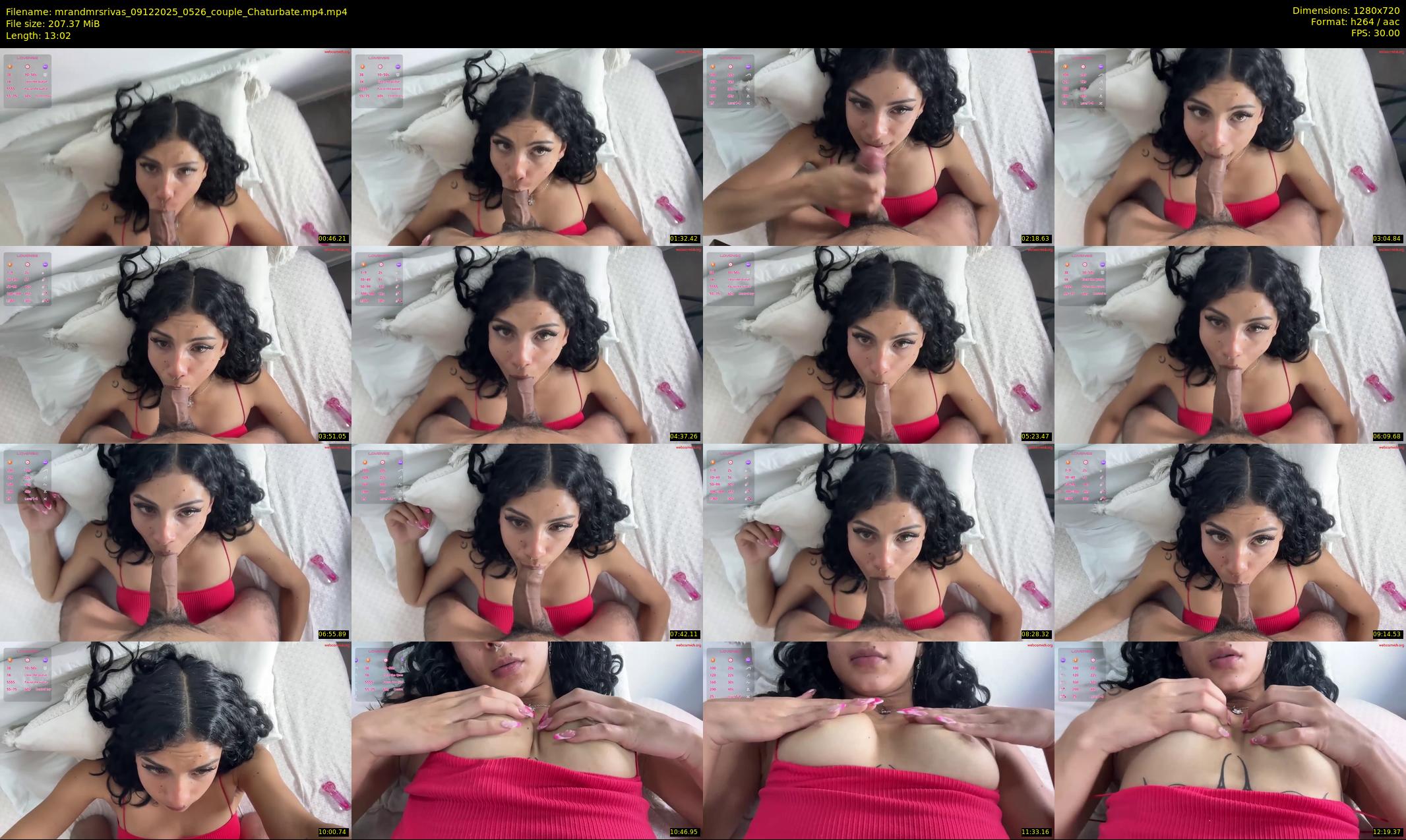 mrandmrsrivas — 14 minute Chaturbate couple cam show recording, 720p, Dec 9, 2025