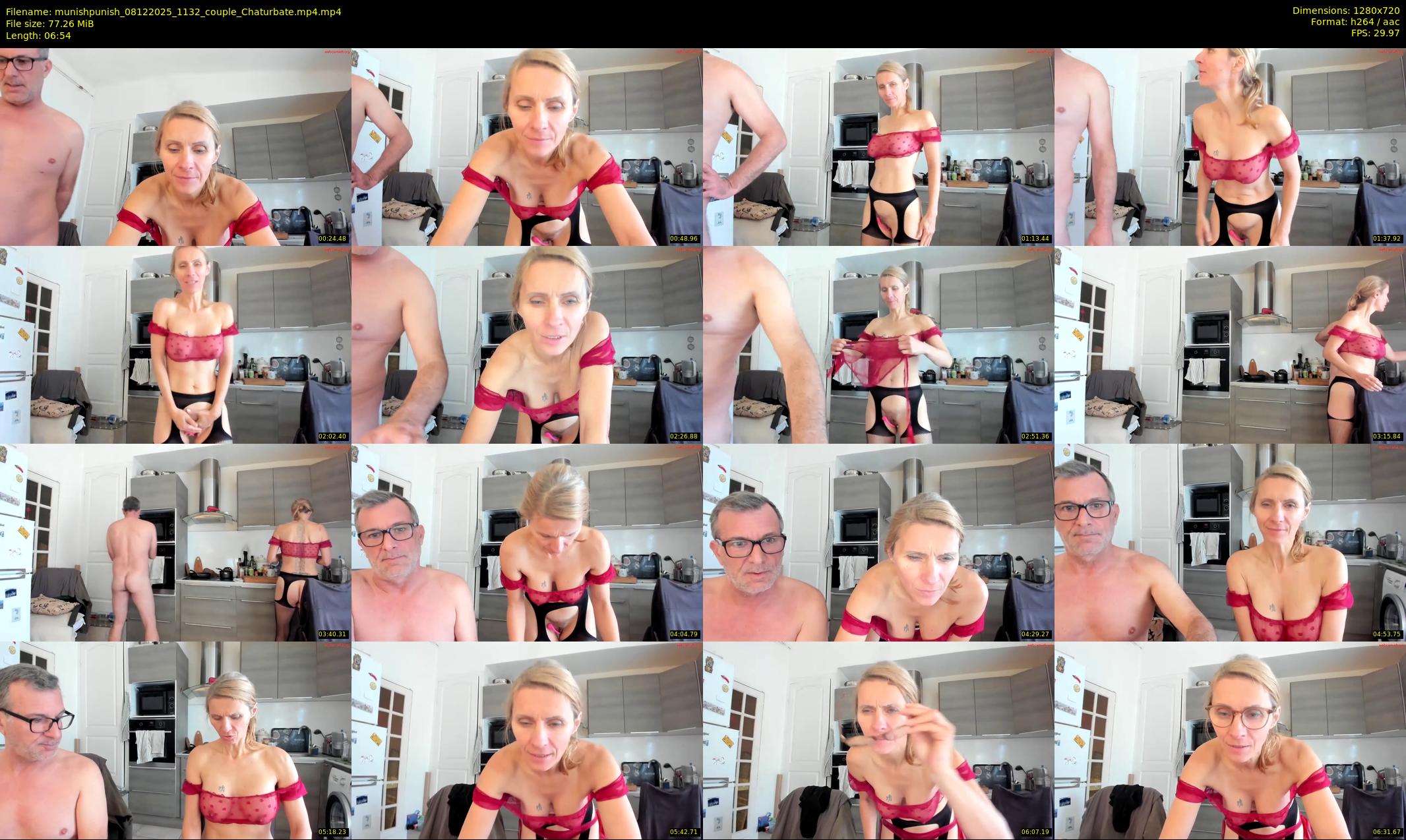 munishpunish — 7 minute Chaturbate couple cam show recording, 720p, Dec 8, 2025
