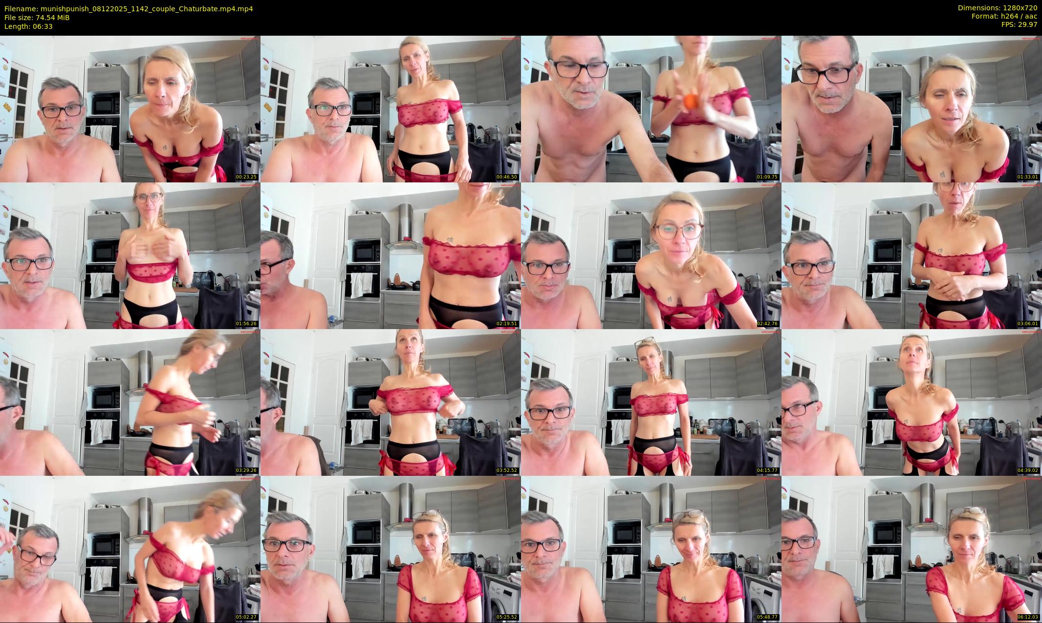 munishpunish — 7 minute Chaturbate couple cam show recording, 720p, Dec 8, 2025