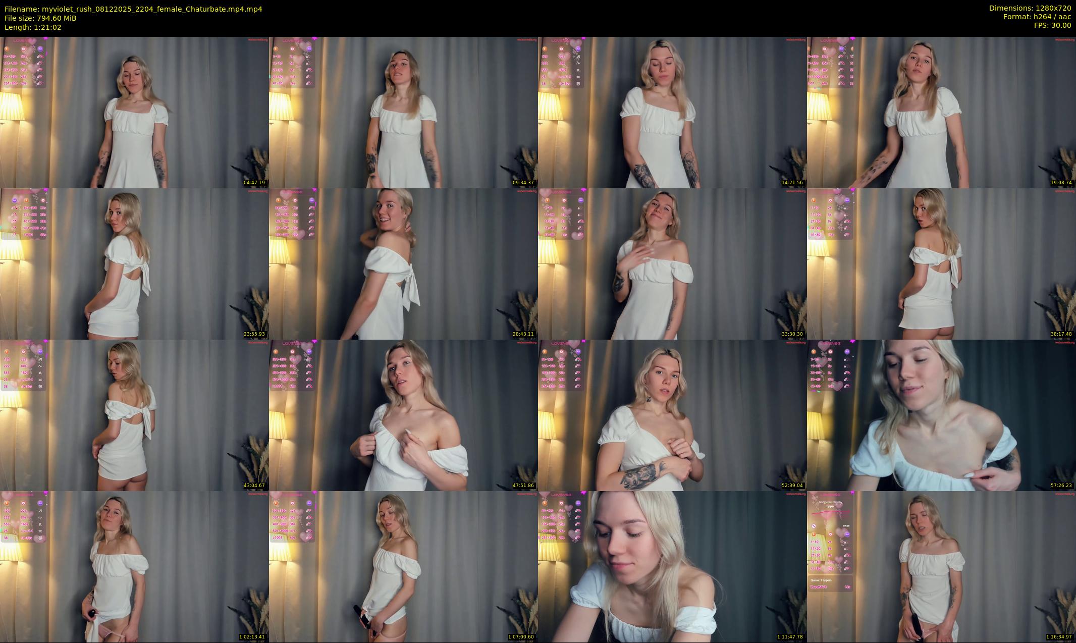 myviolet_rush — 82 minute Chaturbate female cam show recording, 720p, Dec 8, 2025