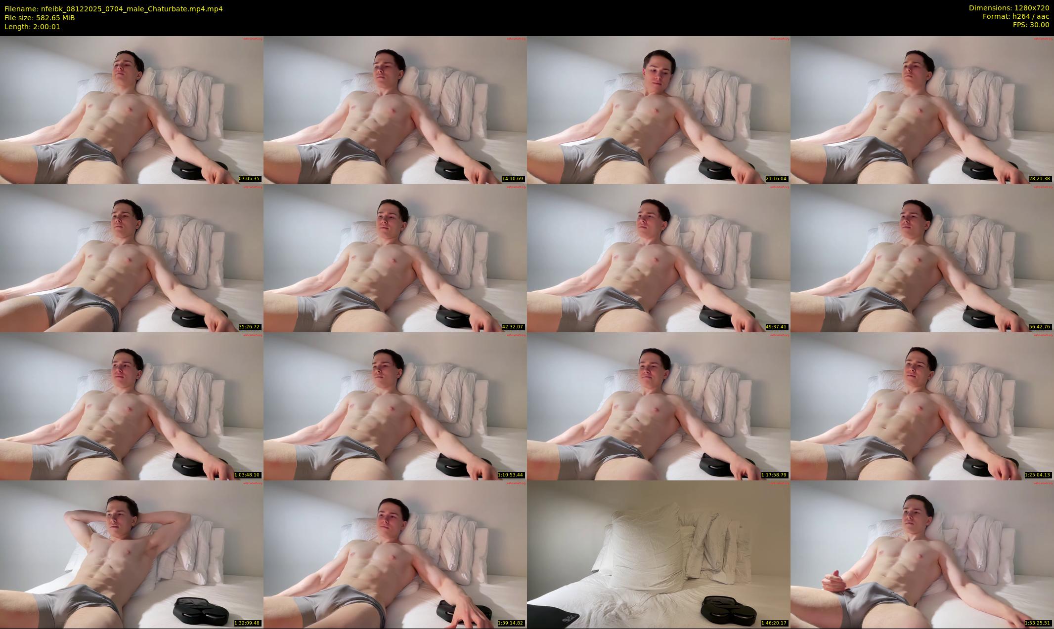 nfeibk — 121 minute Chaturbate male cam show recording, 720p, Dec 8, 2025