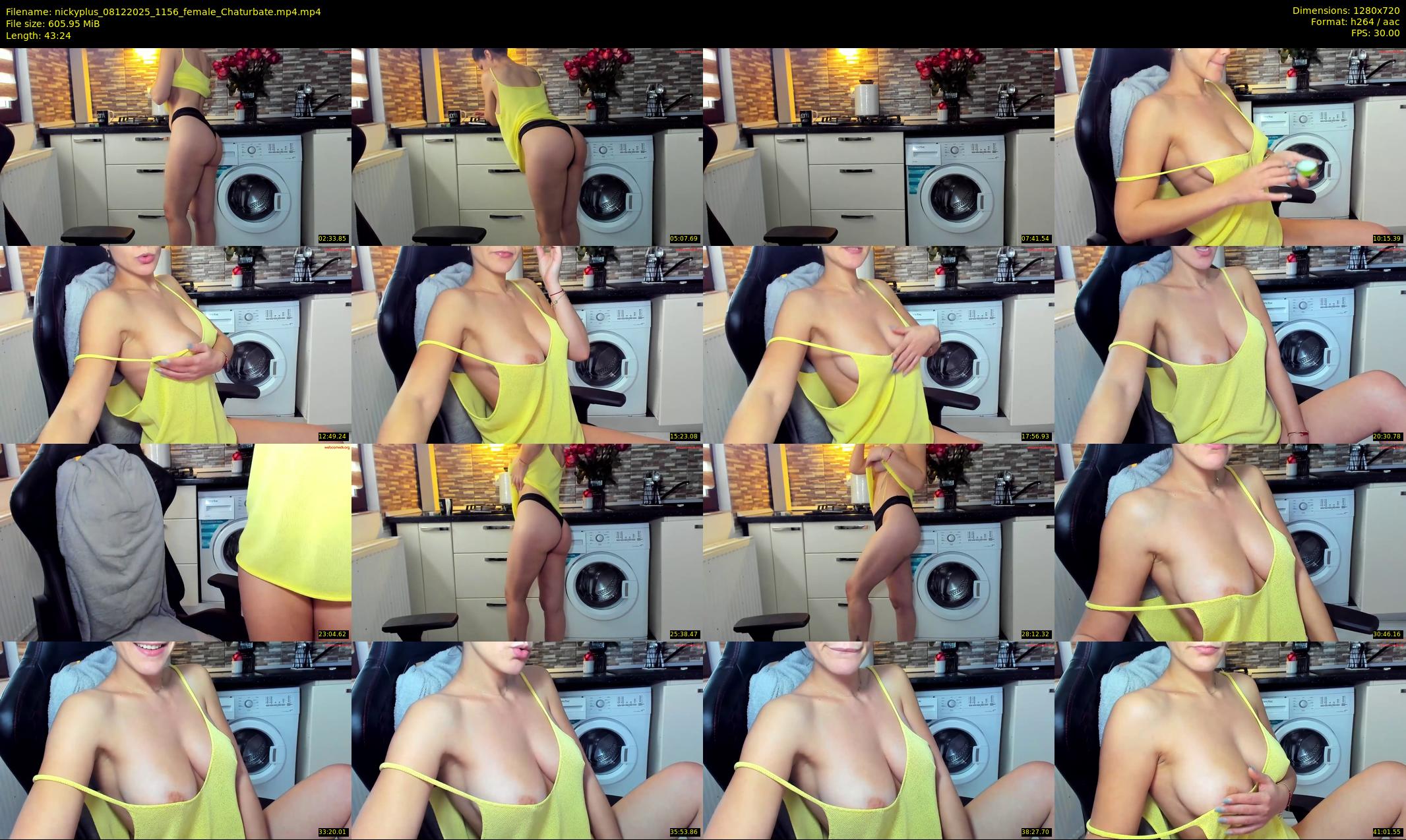 nickyplus — 44 minute Chaturbate couple cam show recording, 720p, Dec 8, 2025